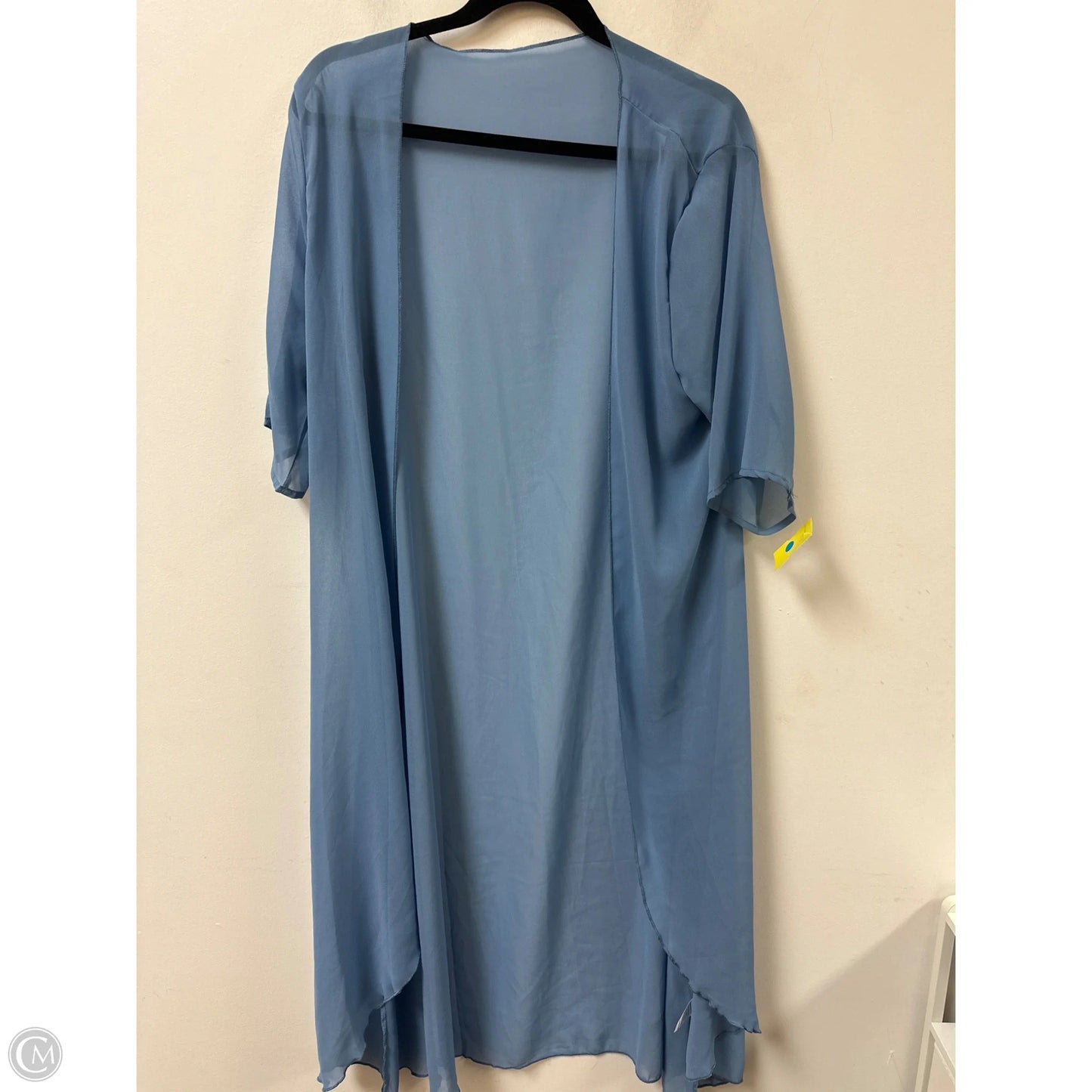Kimono By Clothes Mentor In Blue, Size: Xl