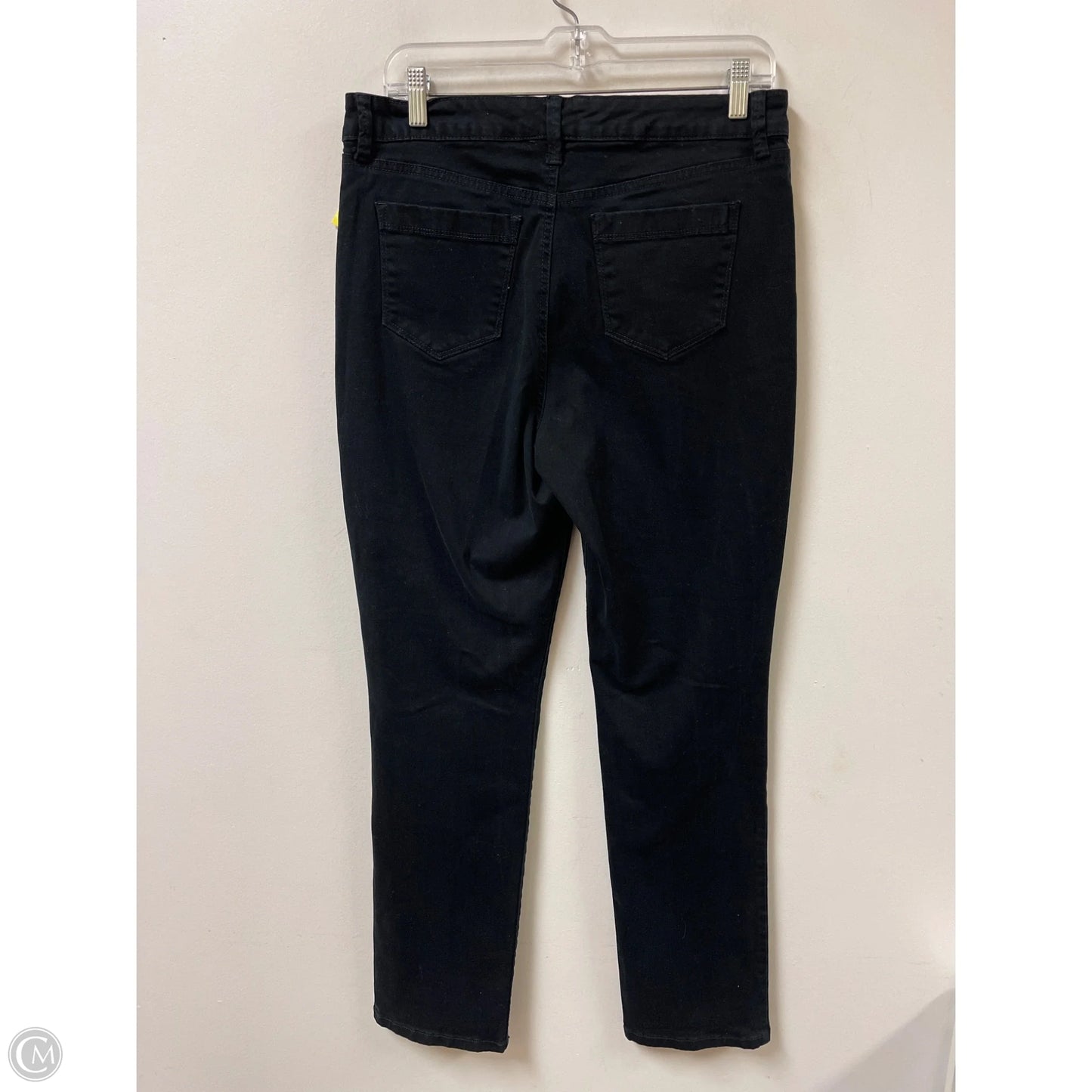 Jeans Skinny By Bandolino In Black Denim, Size: 10
