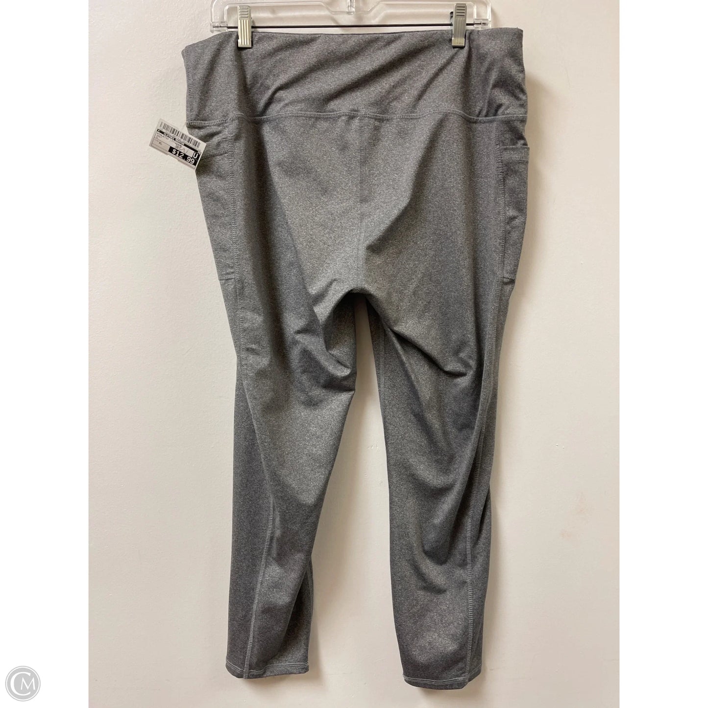 Athletic Leggings By Clothes Mentor In Grey, Size: Xl
