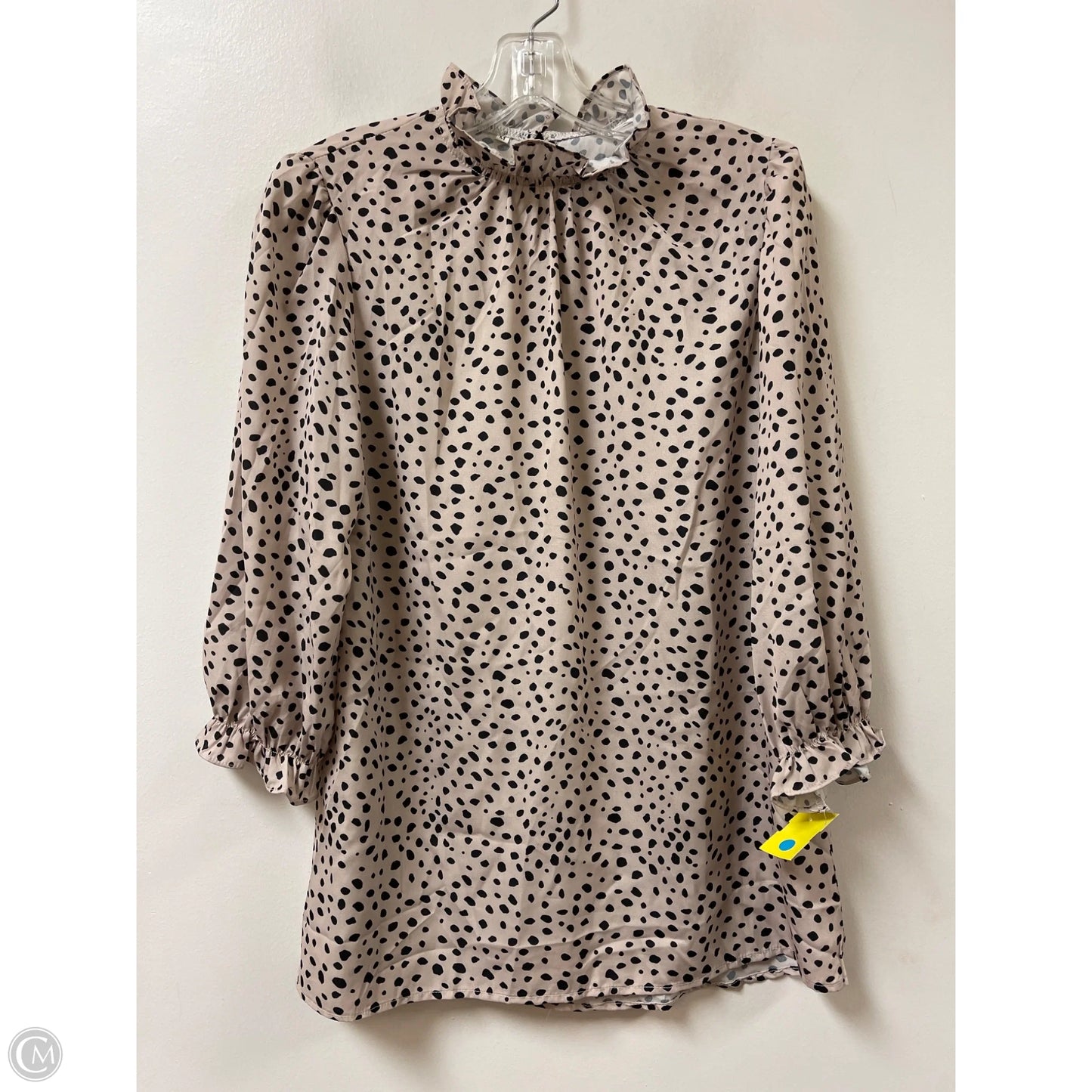 Top Long Sleeve By Clothes Mentor In Animal Print, Size: M