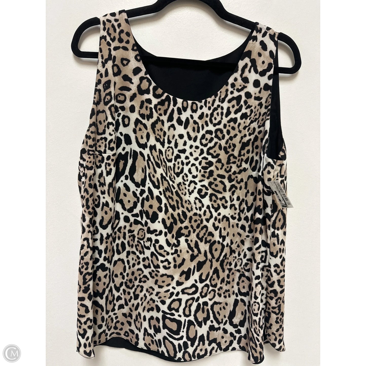 Top Sleeveless By Clothes Mentor In Animal Print, Size: L