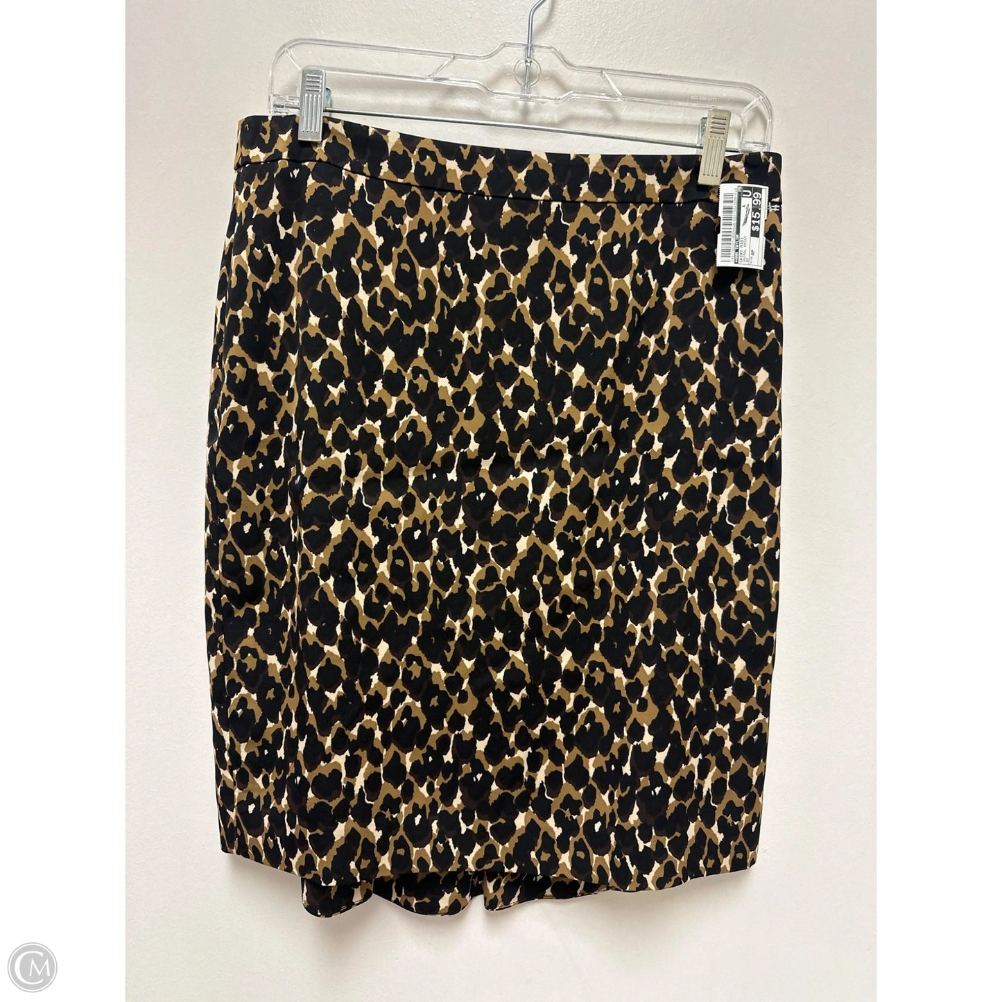 Skirt Midi By Ann Taylor In Animal Print, Size: 8p