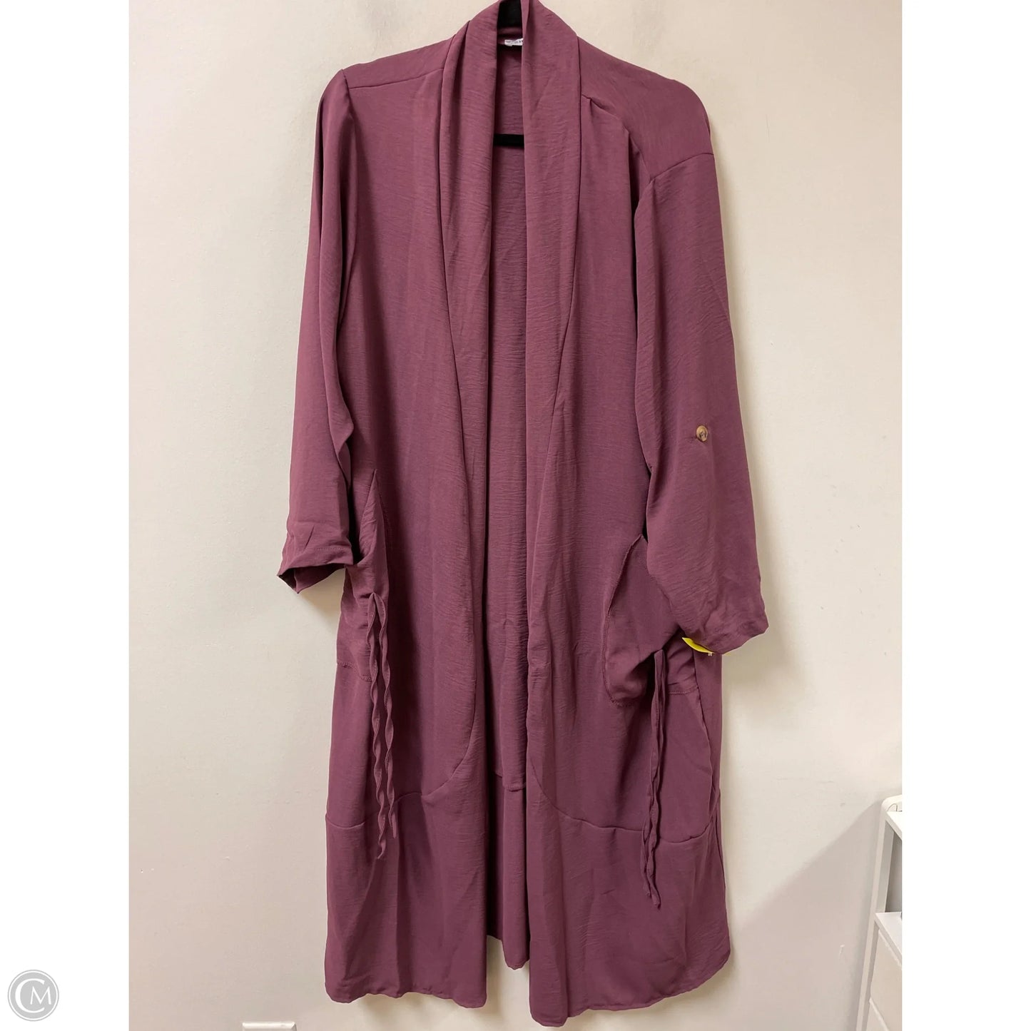 Kimono By Clothes Mentor In Purple, Size: Xl