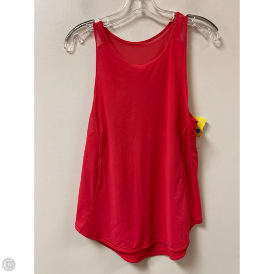 Athletic Tank Top By Lululemon In Pink, Size: S