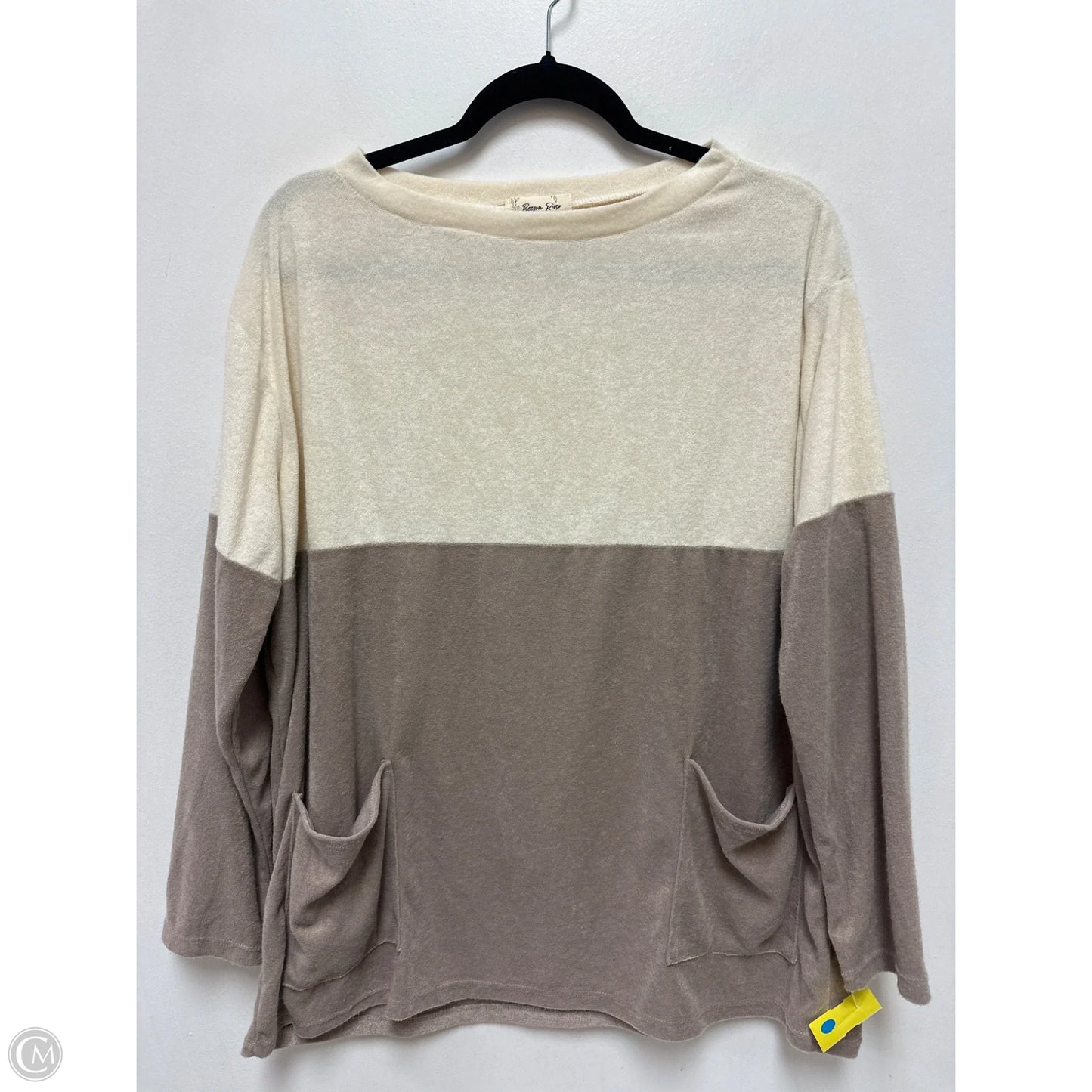 Sweater By Beeson River In Cream, Size: M