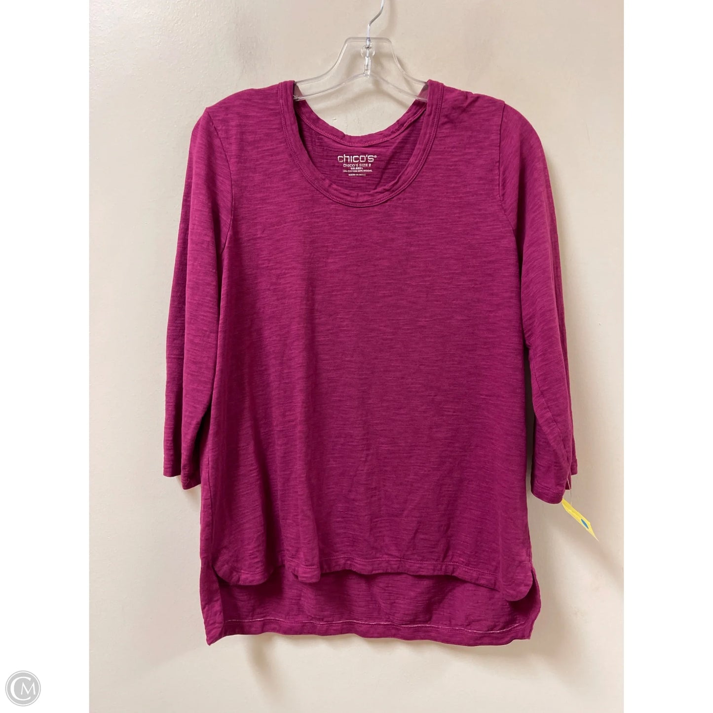 Top Long Sleeve By Chicos In Purple, Size: L