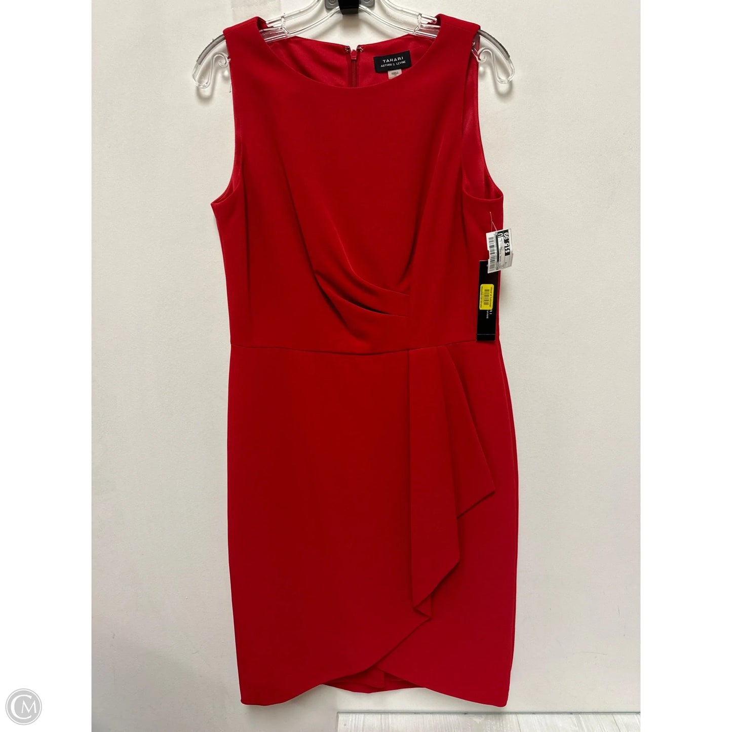 Dress Casual Midi By Tahari In Red, Size: M