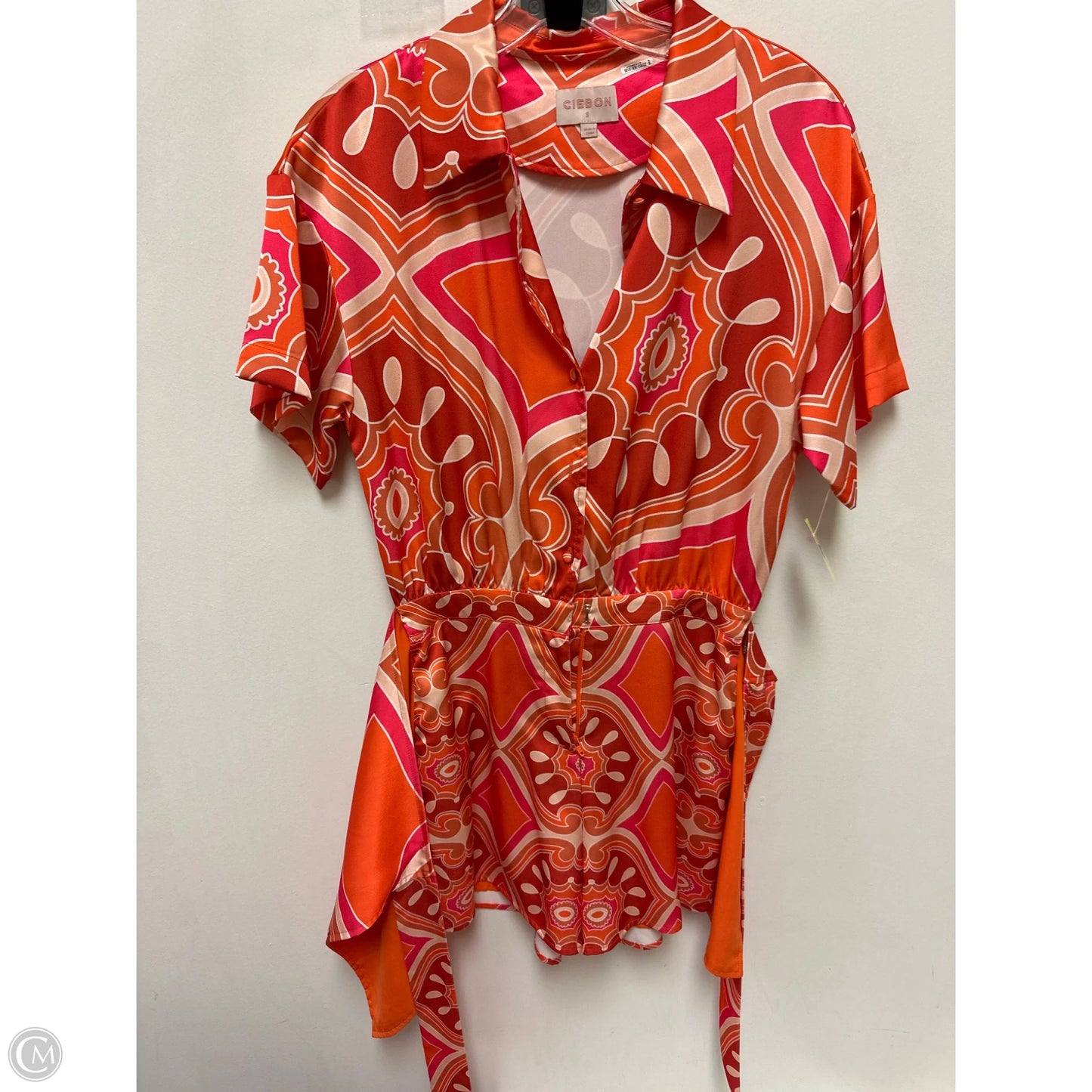 Dress Casual Short By Clothes Mentor In Orange, Size: S