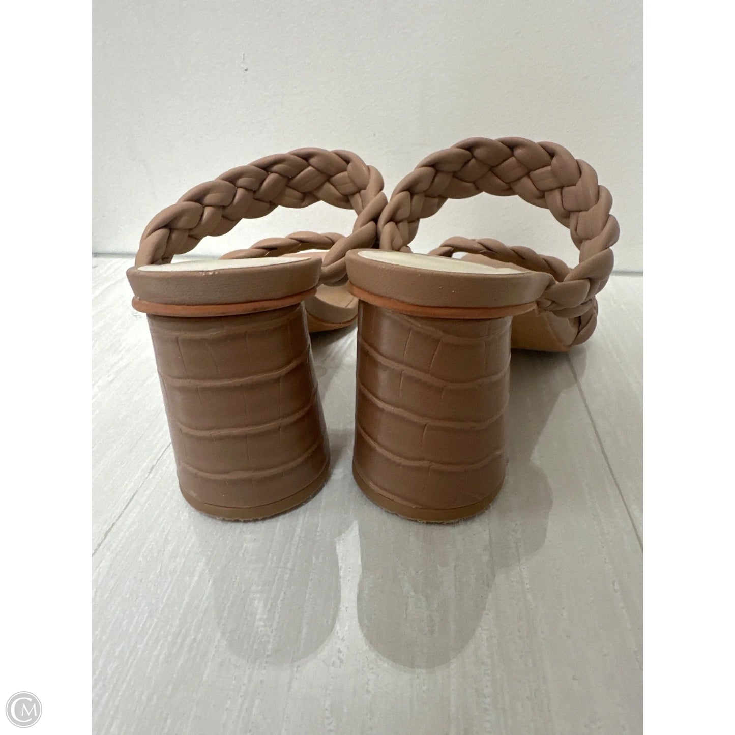 Sandals Heels Block By Dolce Vita In Brown, Size: 7.5