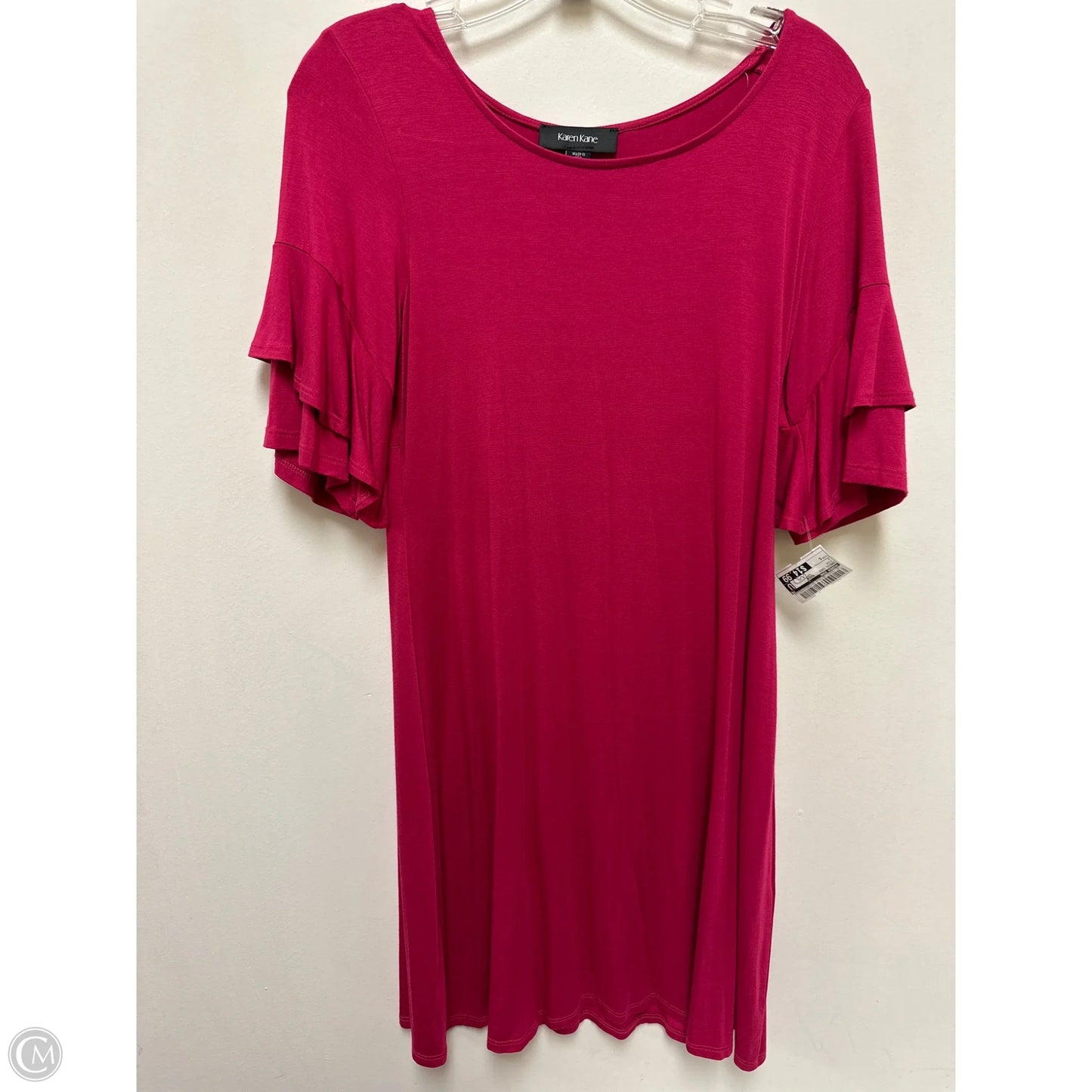 Dress Casual Midi By Karen Kane In Pink, Size: S