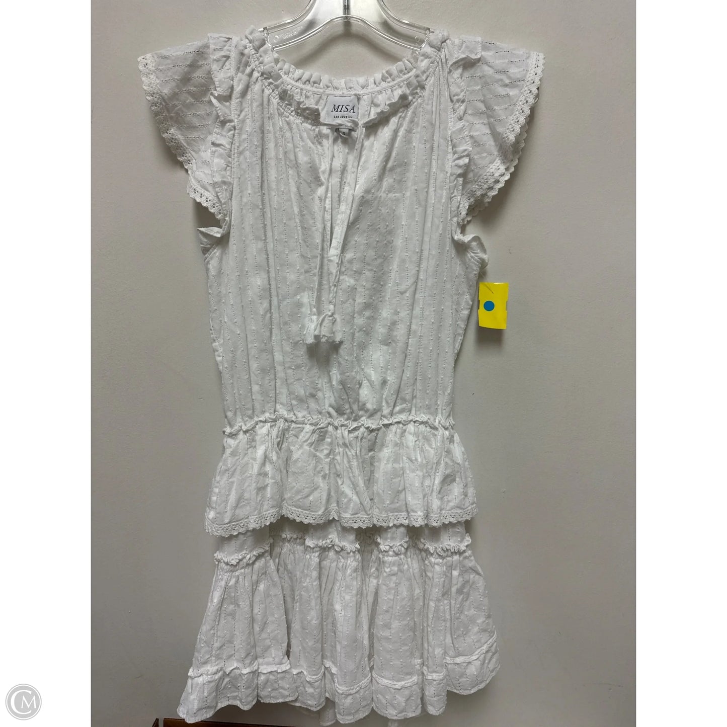 Dress Designer By Misa In White, Size: S