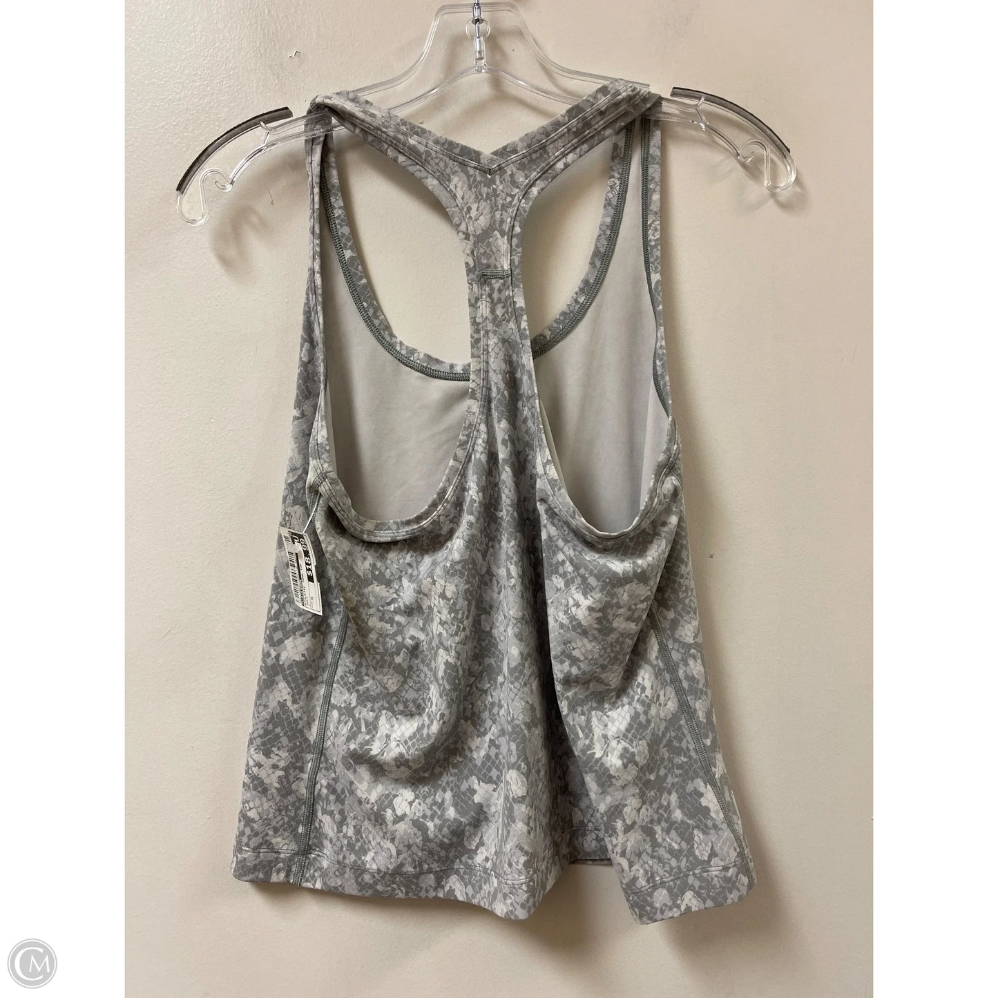 Athletic Tank Top By Lululemon In Grey, Size: M