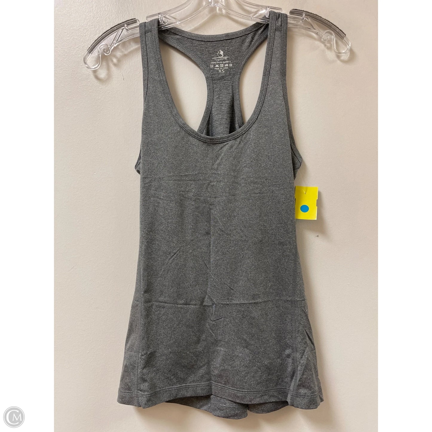 Athletic Tank Top By Icyzone In Grey, Size: Xs