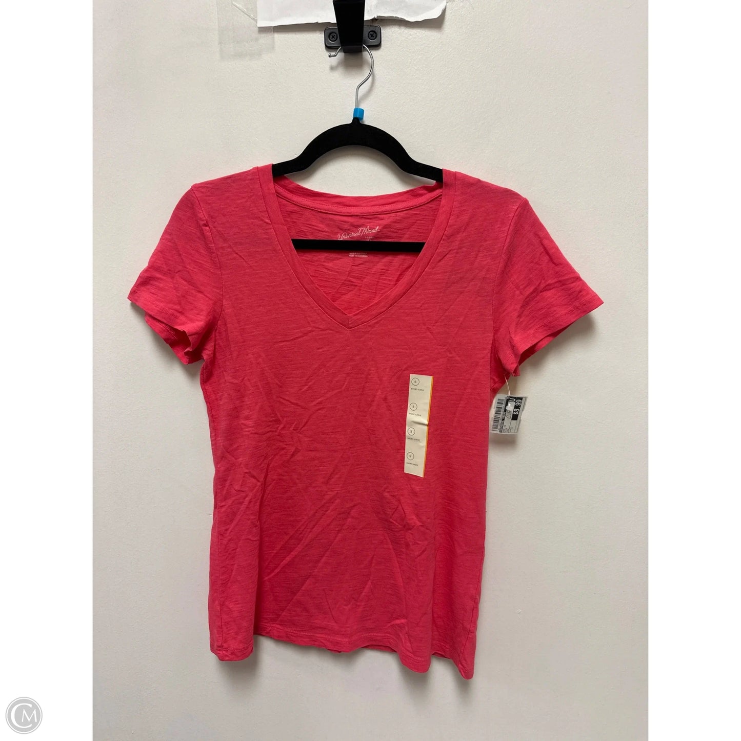 Top Short Sleeve By Universal Thread In Pink, Size: S