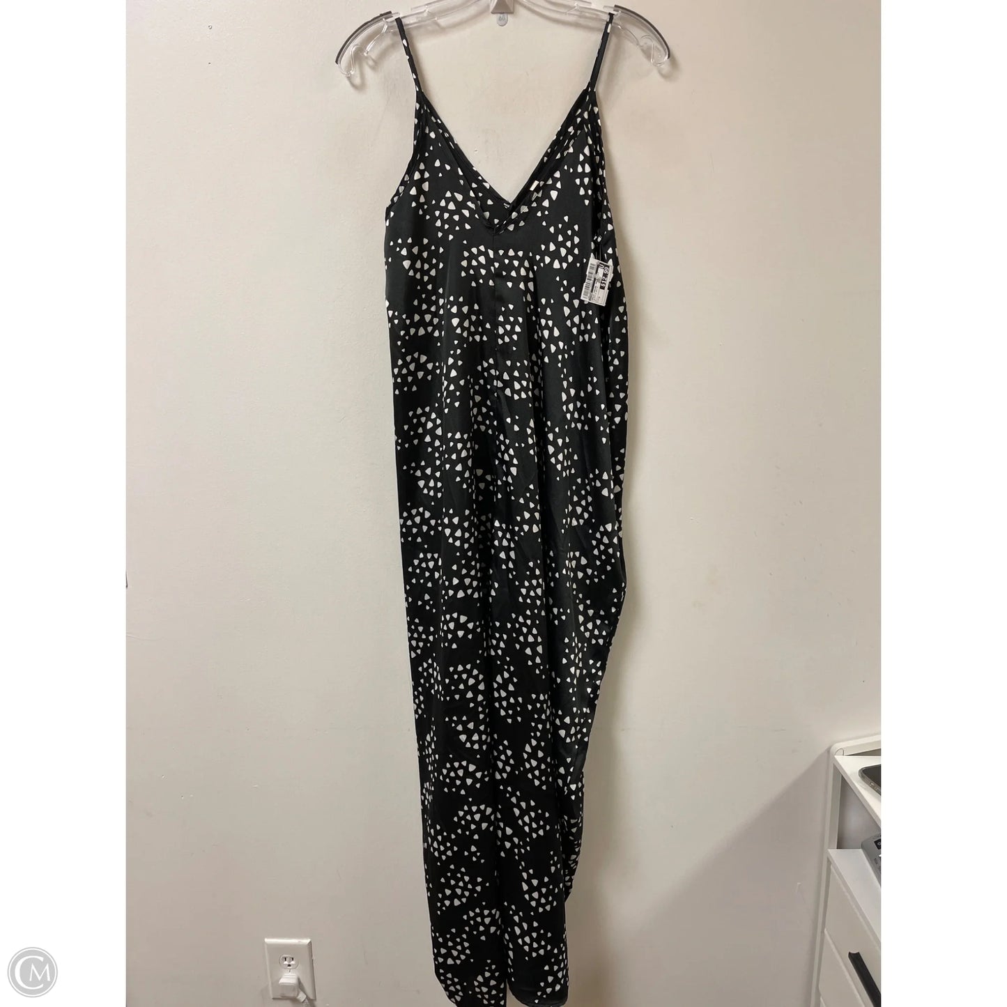 Dress Casual Maxi By Tyche In Black & White, Size: M
