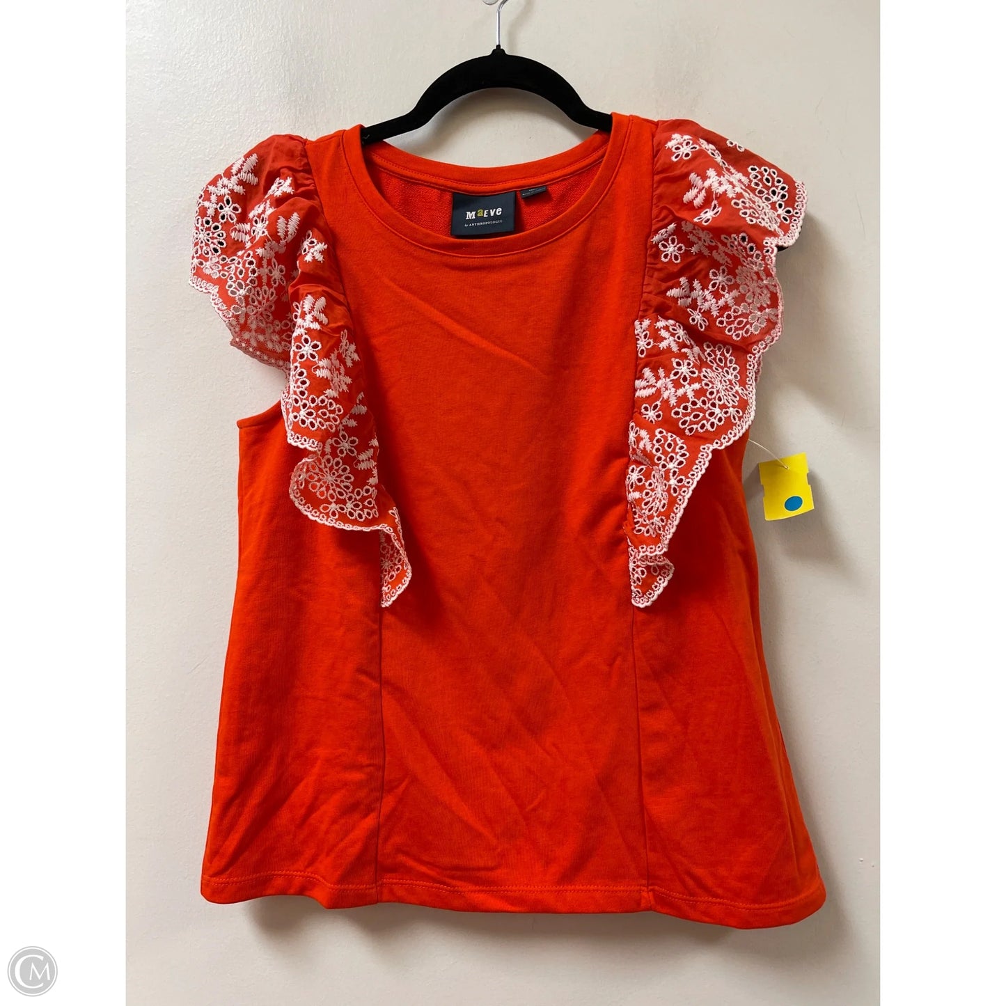 Top Sleeveless By Maeve In Orange, Size: S
