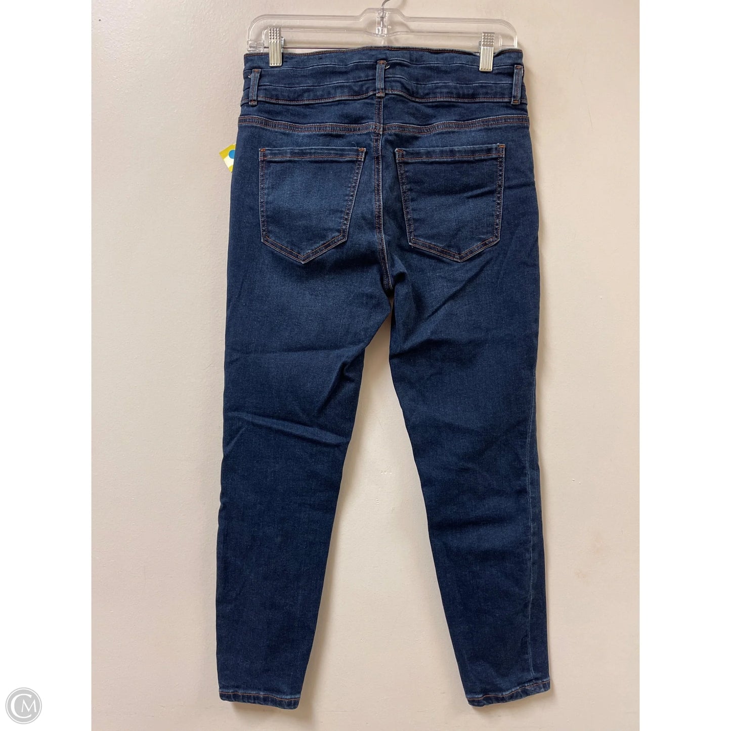 Jeans Skinny By Ann Taylor In Blue Denim, Size: 8p