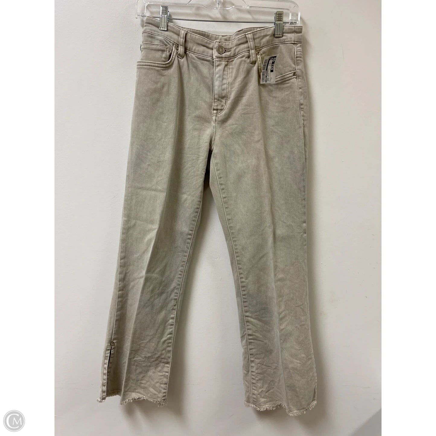 Jeans Cropped By Tommy Bahama In Cream Denim, Size: 2