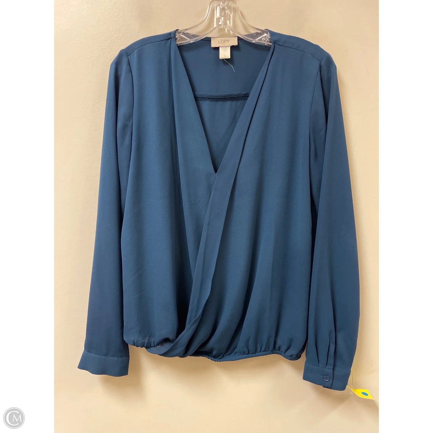 Top Long Sleeve By Loft In Blue, Size: S