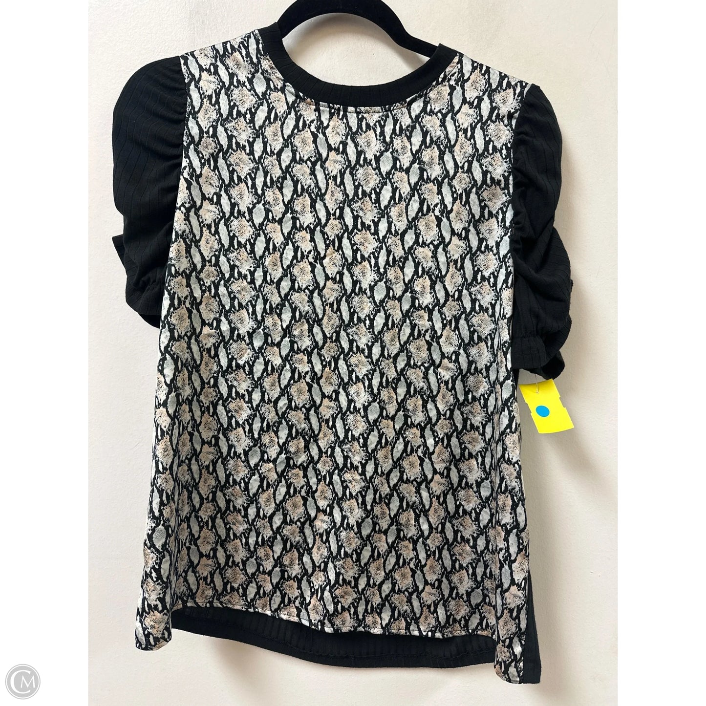 Top Short Sleeve By Hayden La In Snakeskin Print, Size: S