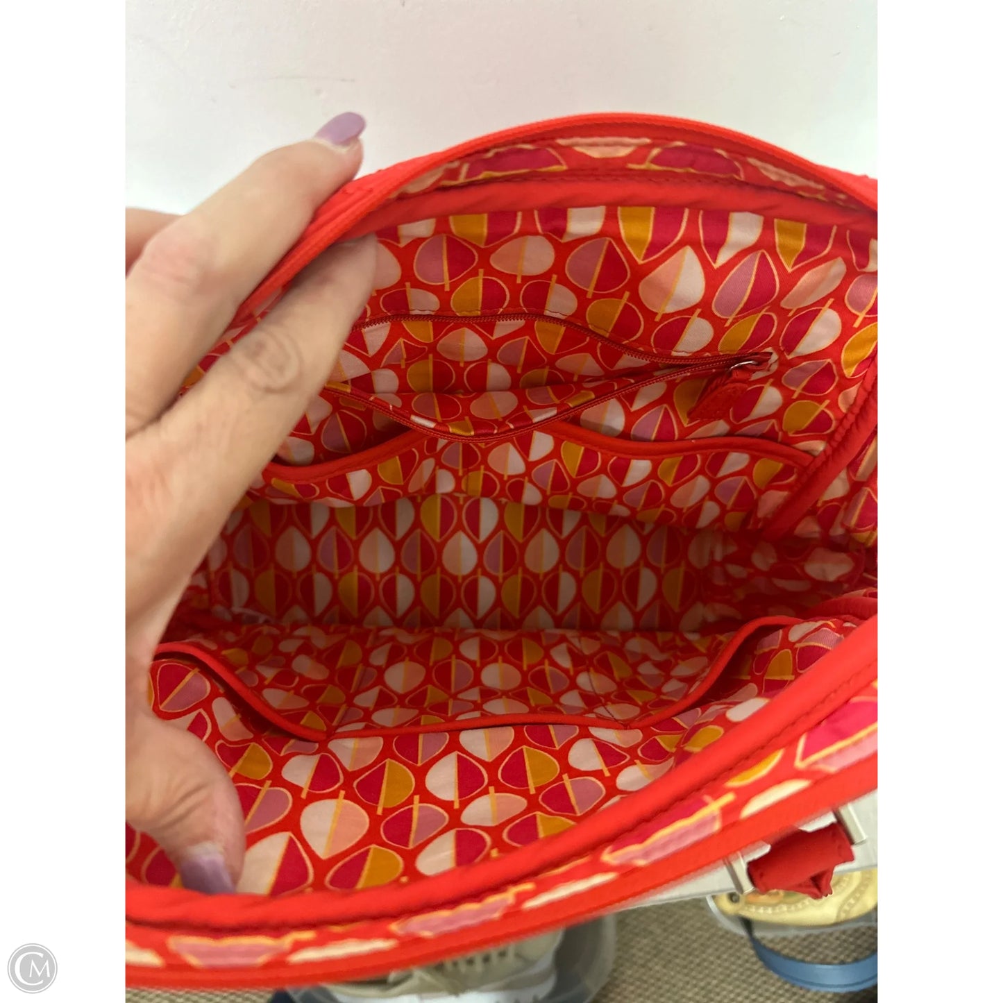 Handbag By Vera Bradley, Size: Medium
