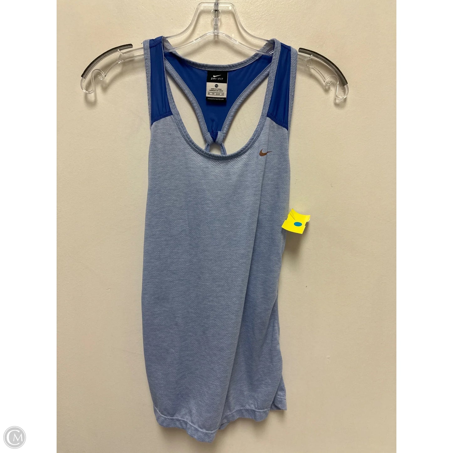Athletic Tank Top By Nike In Blue, Size: Xs
