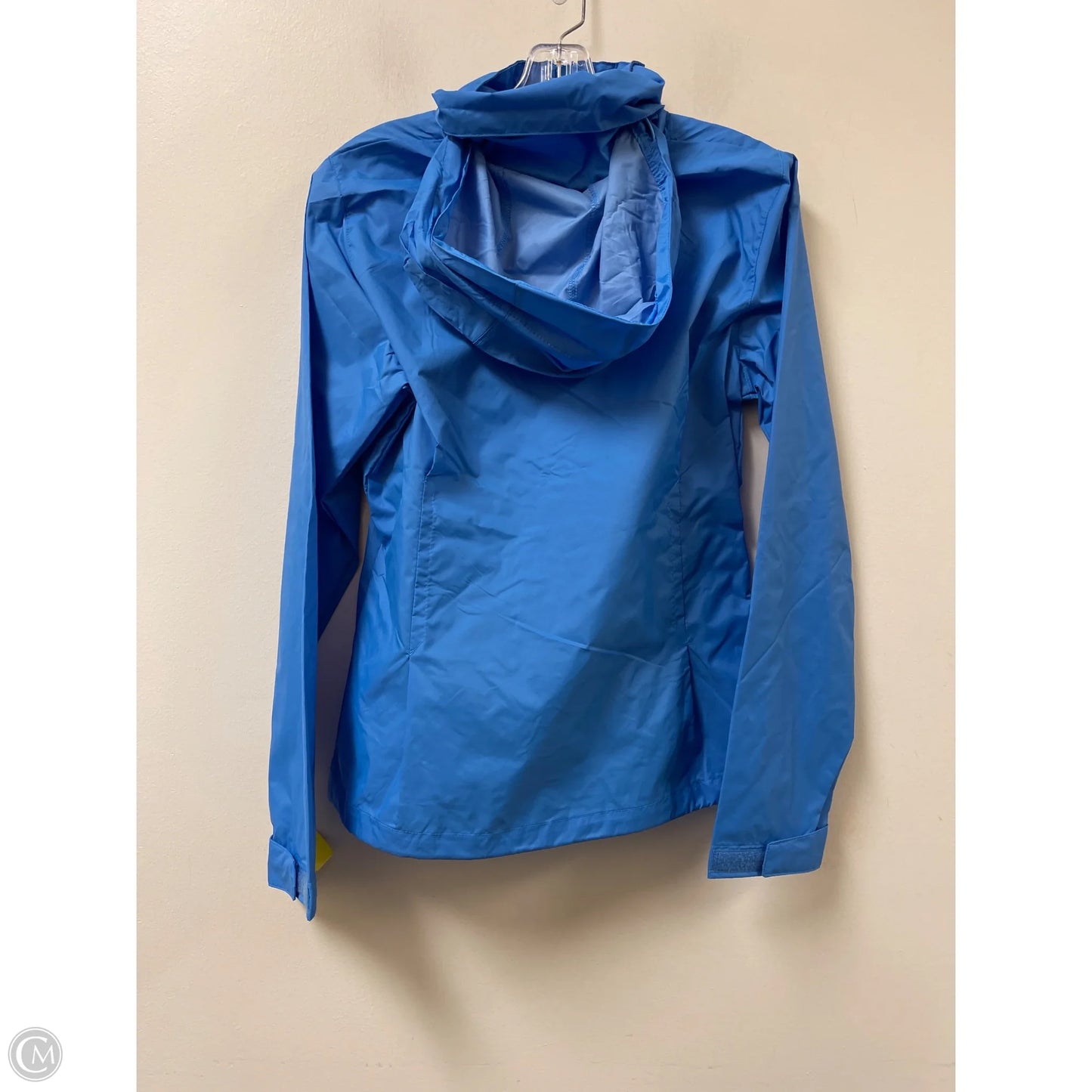 Jacket Windbreaker By Columbia In Blue, Size: M