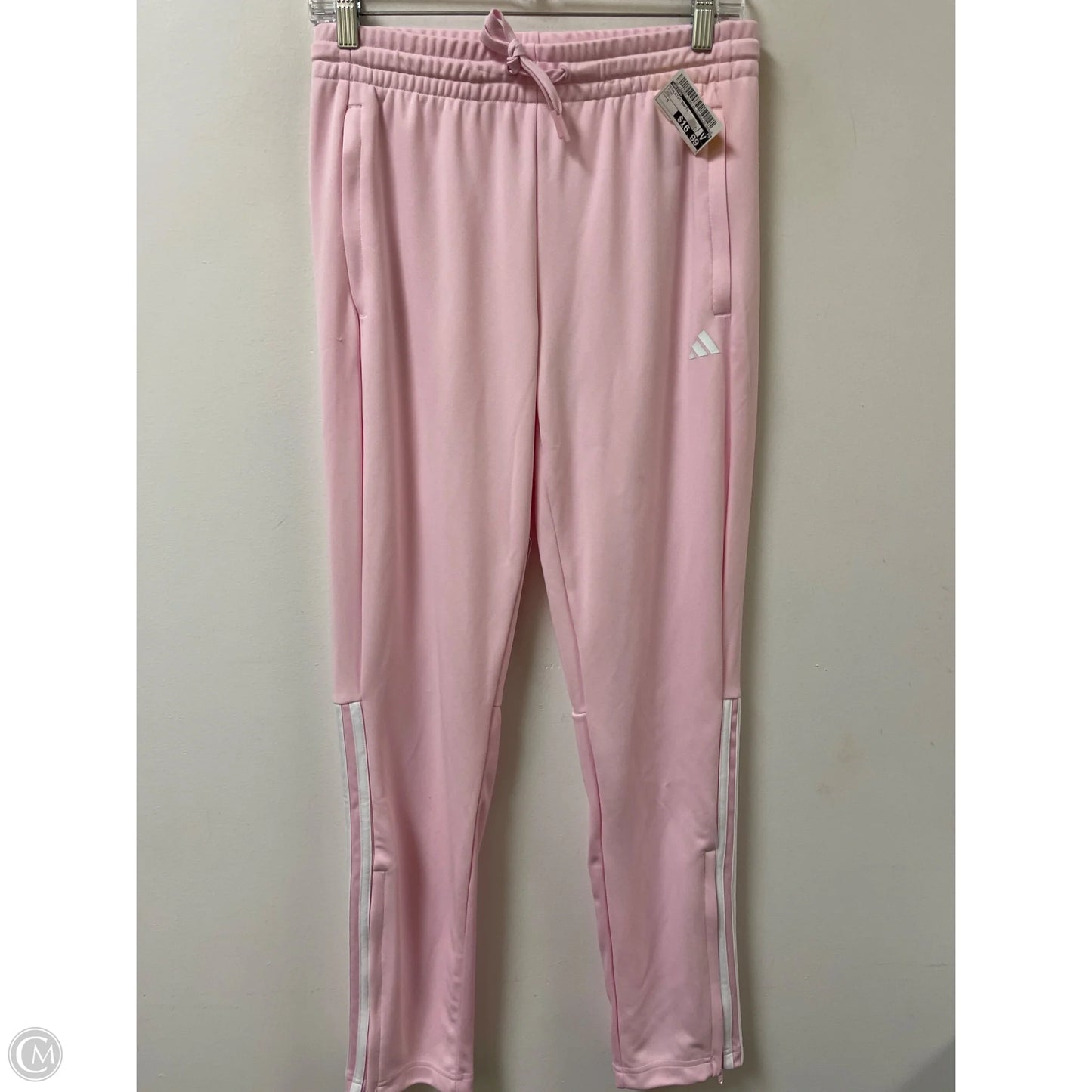 Athletic Pants By Adidas In Pink, Size: S
