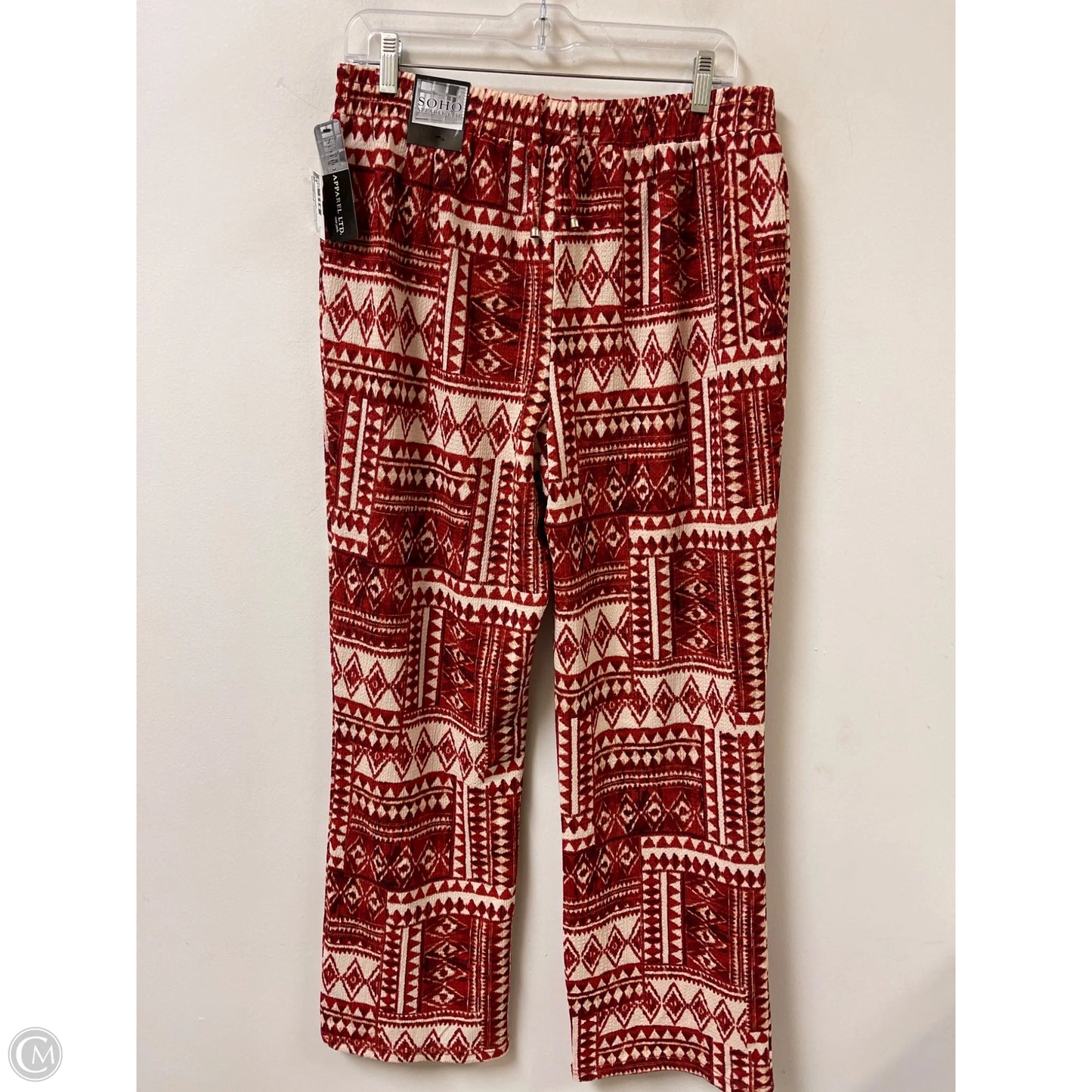 Pants Wide Leg By Soho Apparel In Red, Size: 8