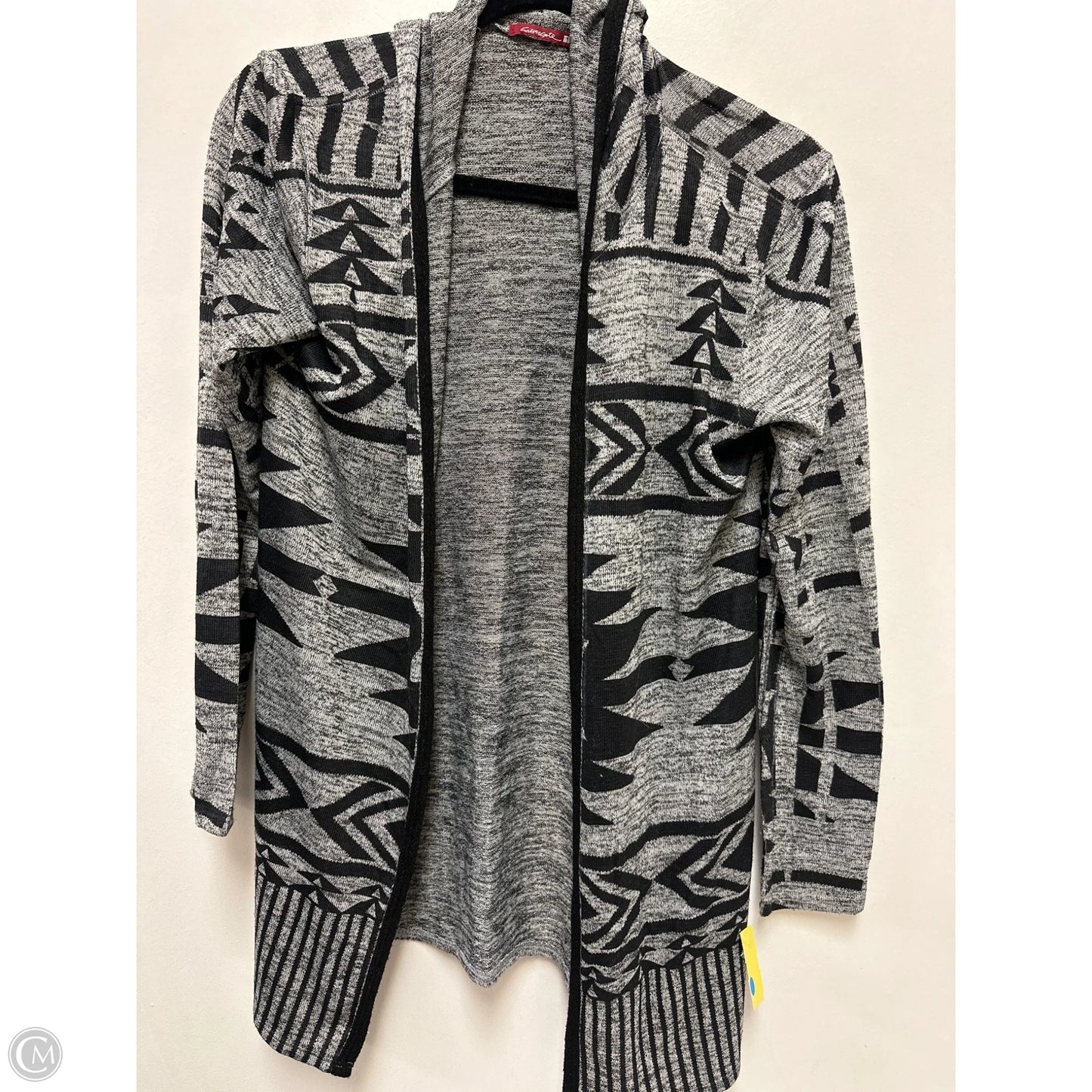 Sweater Cardigan By Clothes Mentor In Grey, Size: M