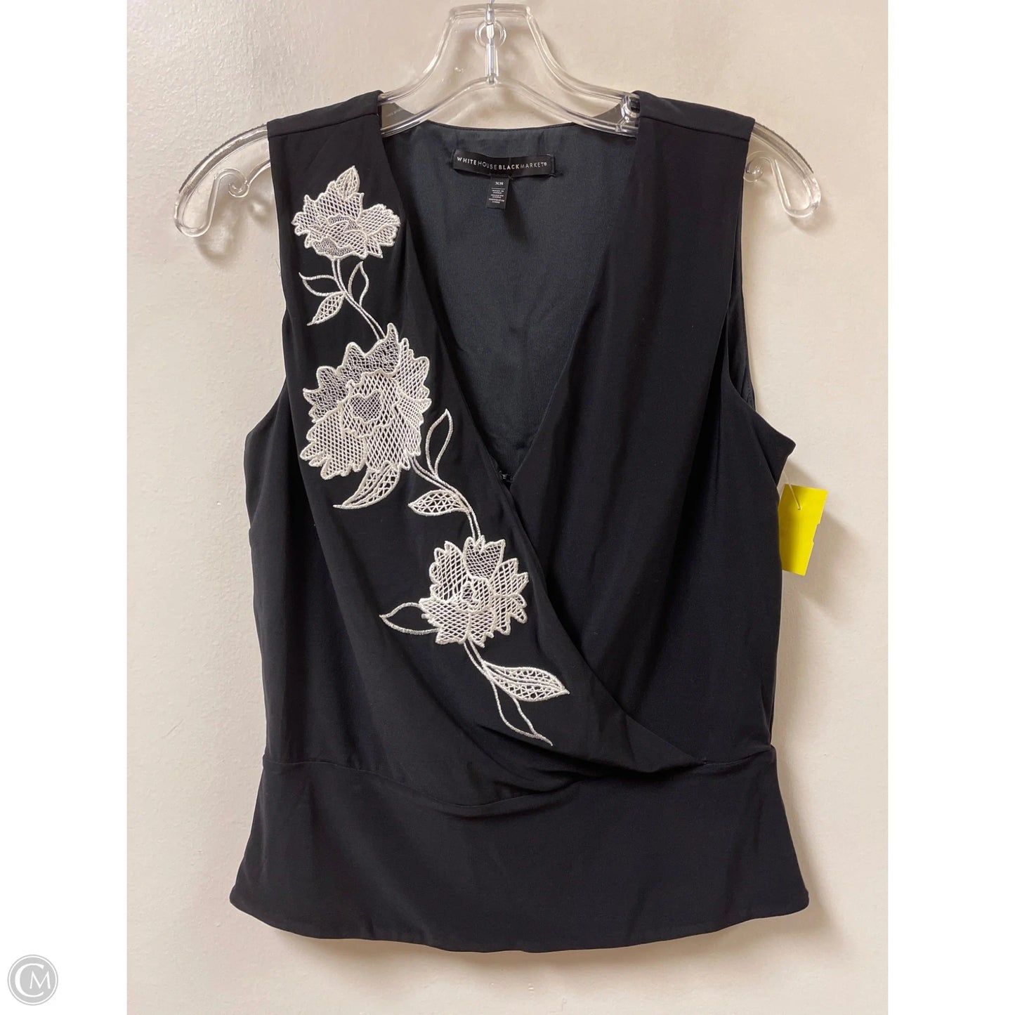 Top Sleeveless By White House Black Market In Black, Size: Xs