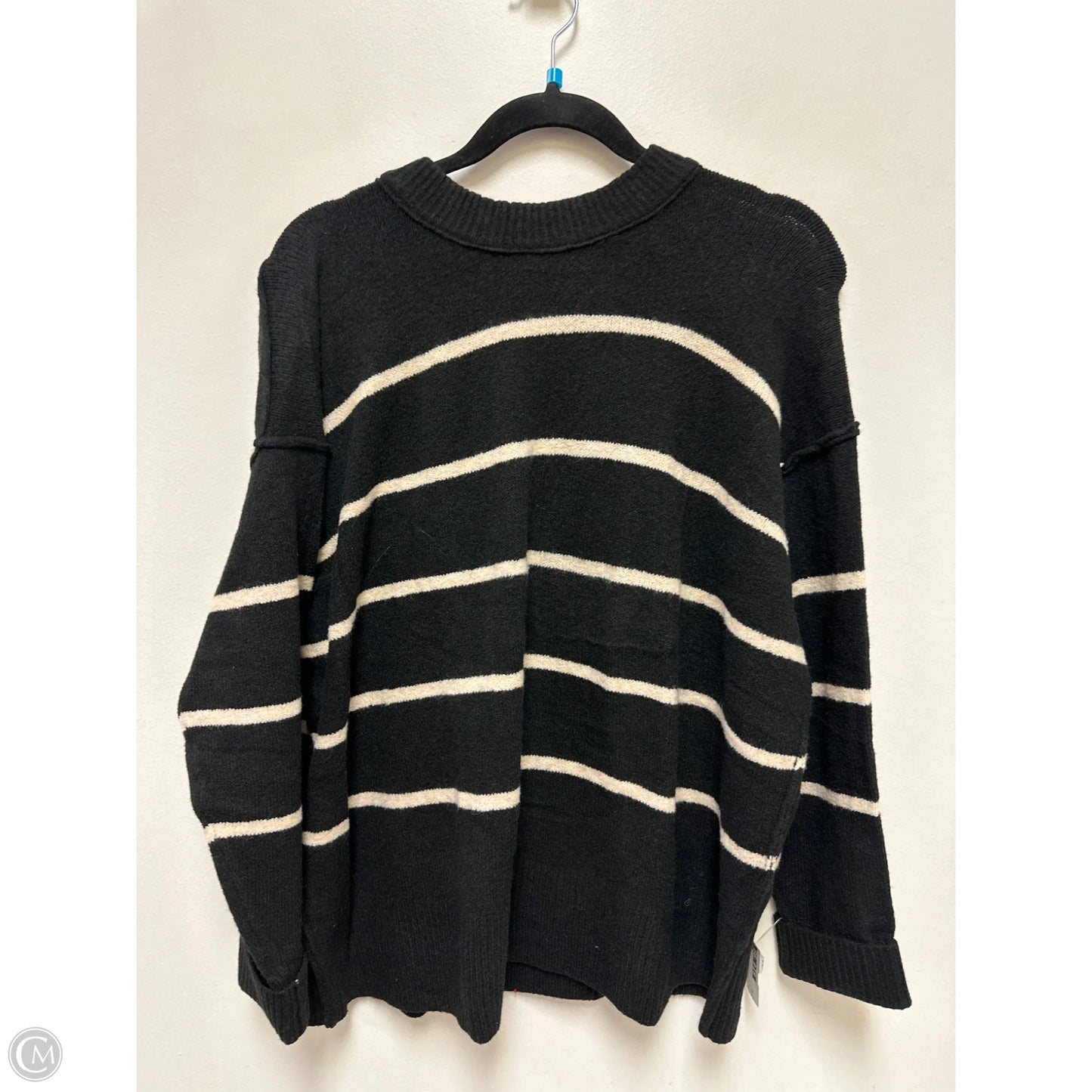 Sweater By Aerie In Black & Cream, Size: S