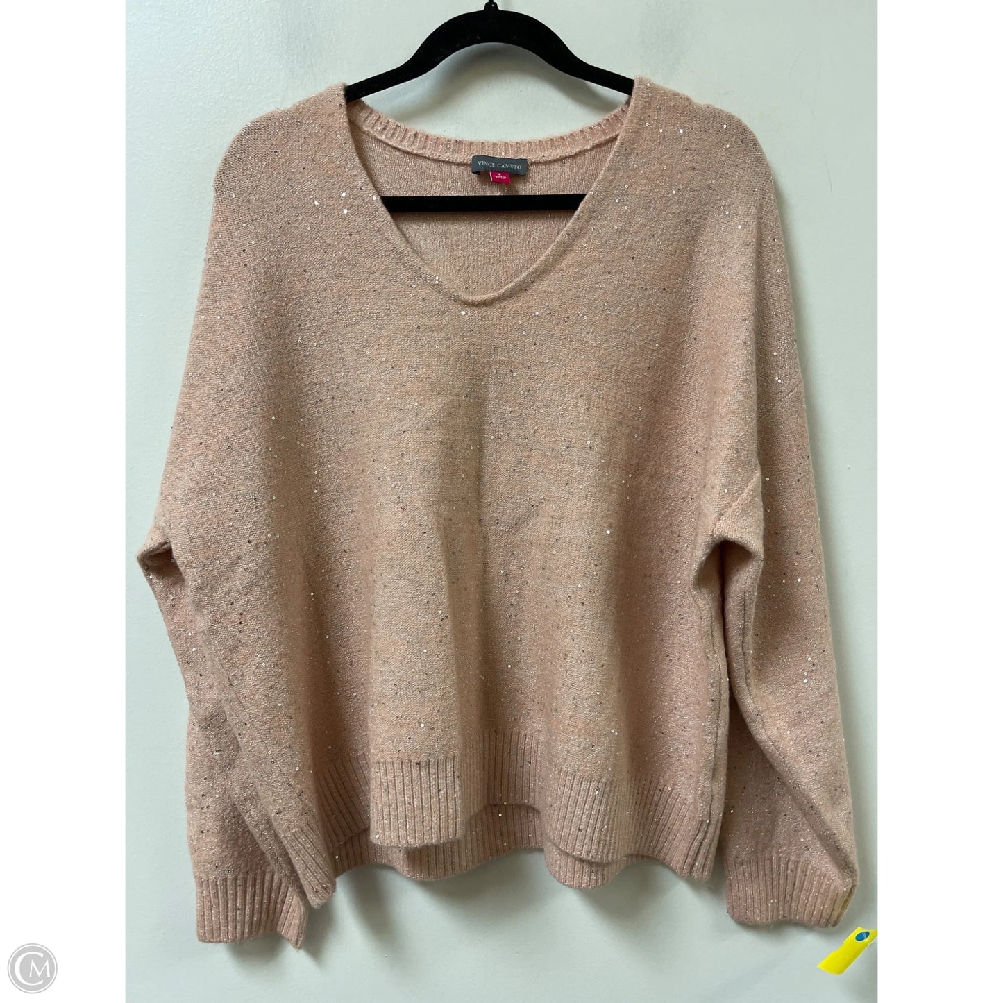 Sweater By Vince Camuto In Pink, Size: L