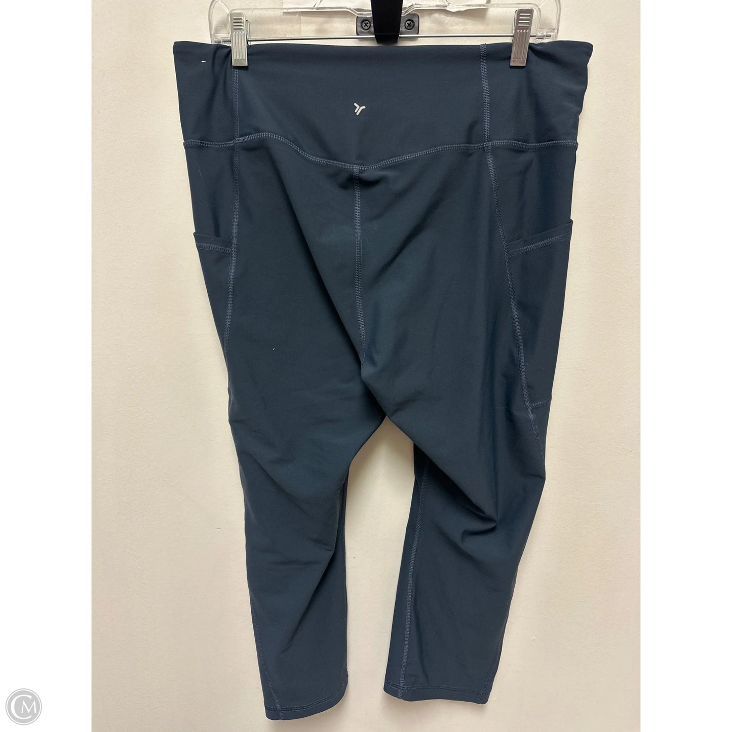 Athletic Leggings By Old Navy In Grey, Size: Xl
