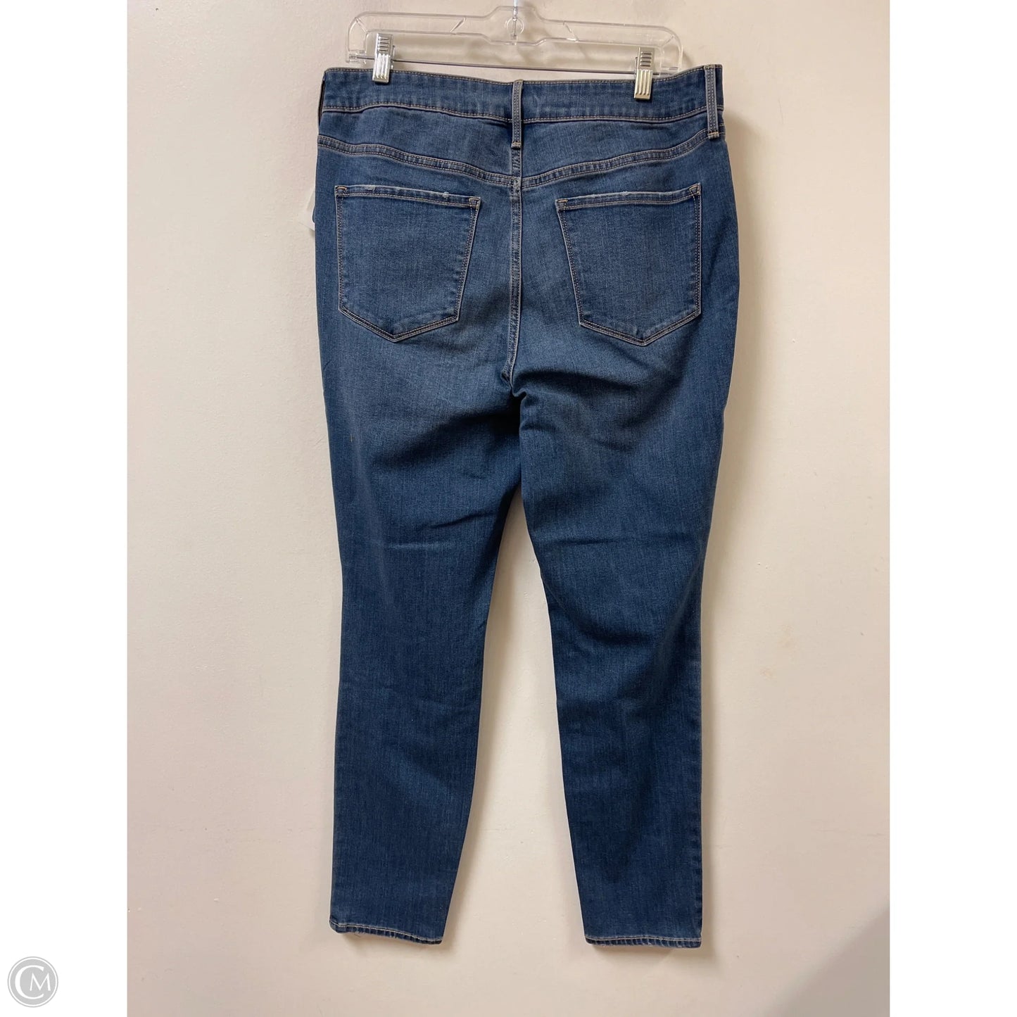 Jeans Skinny By Old Navy In Blue Denim, Size: 14