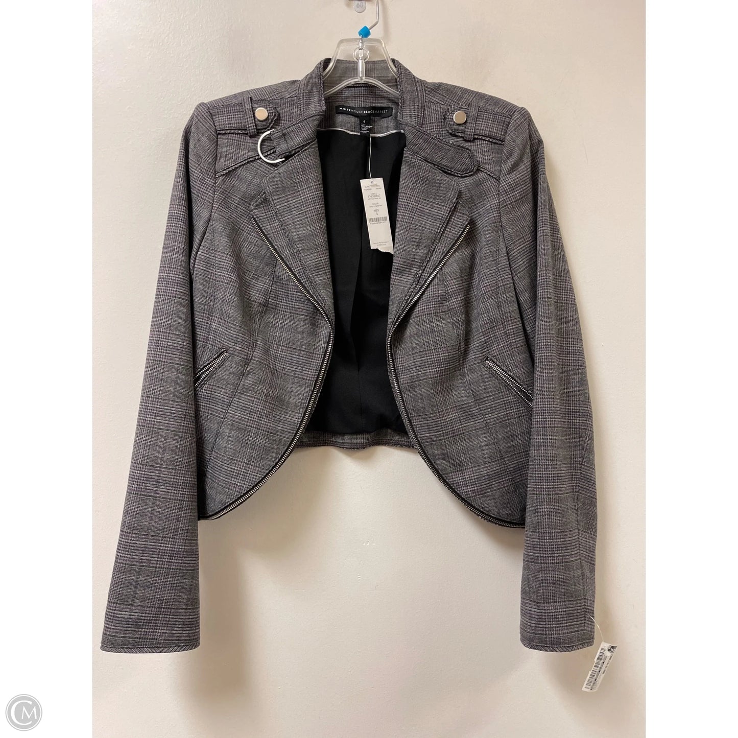 Blazer By White House Black Market In Black & Purple, Size: S