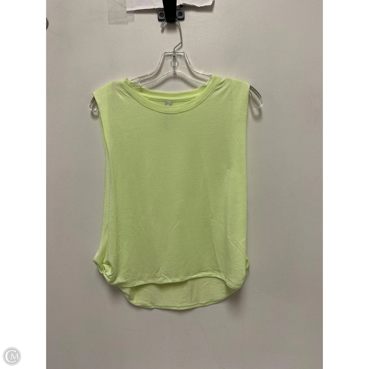 Athletic Top Short Sleeve By Athleta In Green, Size: S
