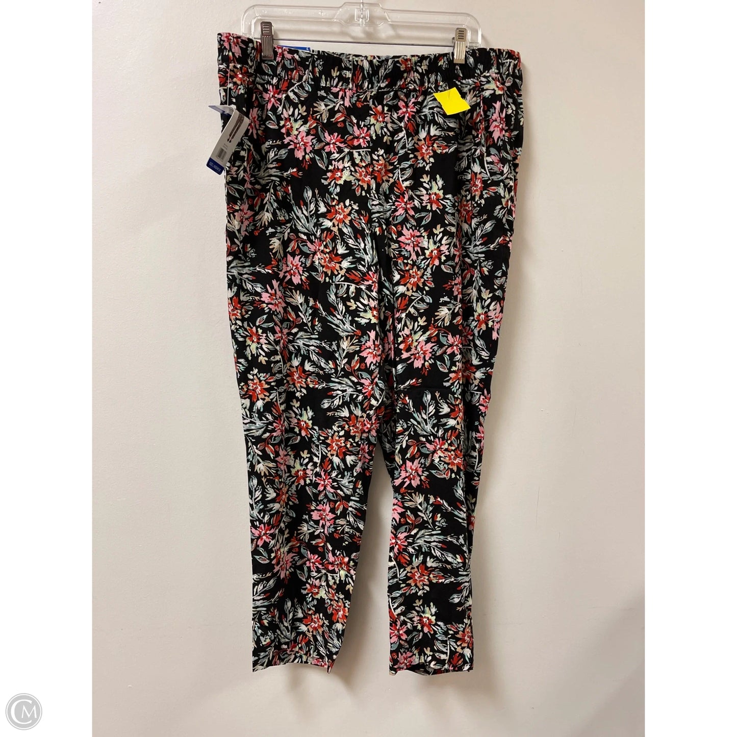 Pants Wide Leg By Jessica Simpson In Black & Green, Size: 12