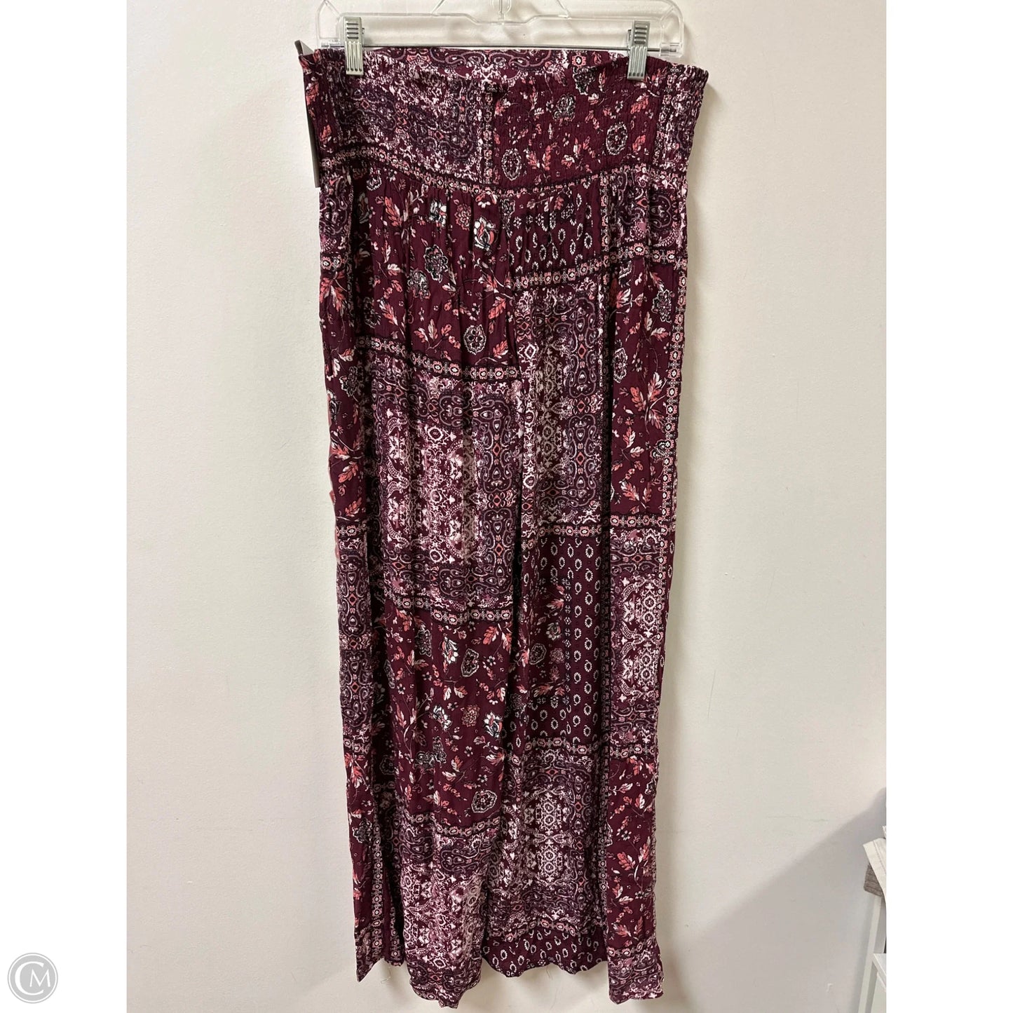 Pants Wide Leg By C Wonder In Maroon, Size: 16