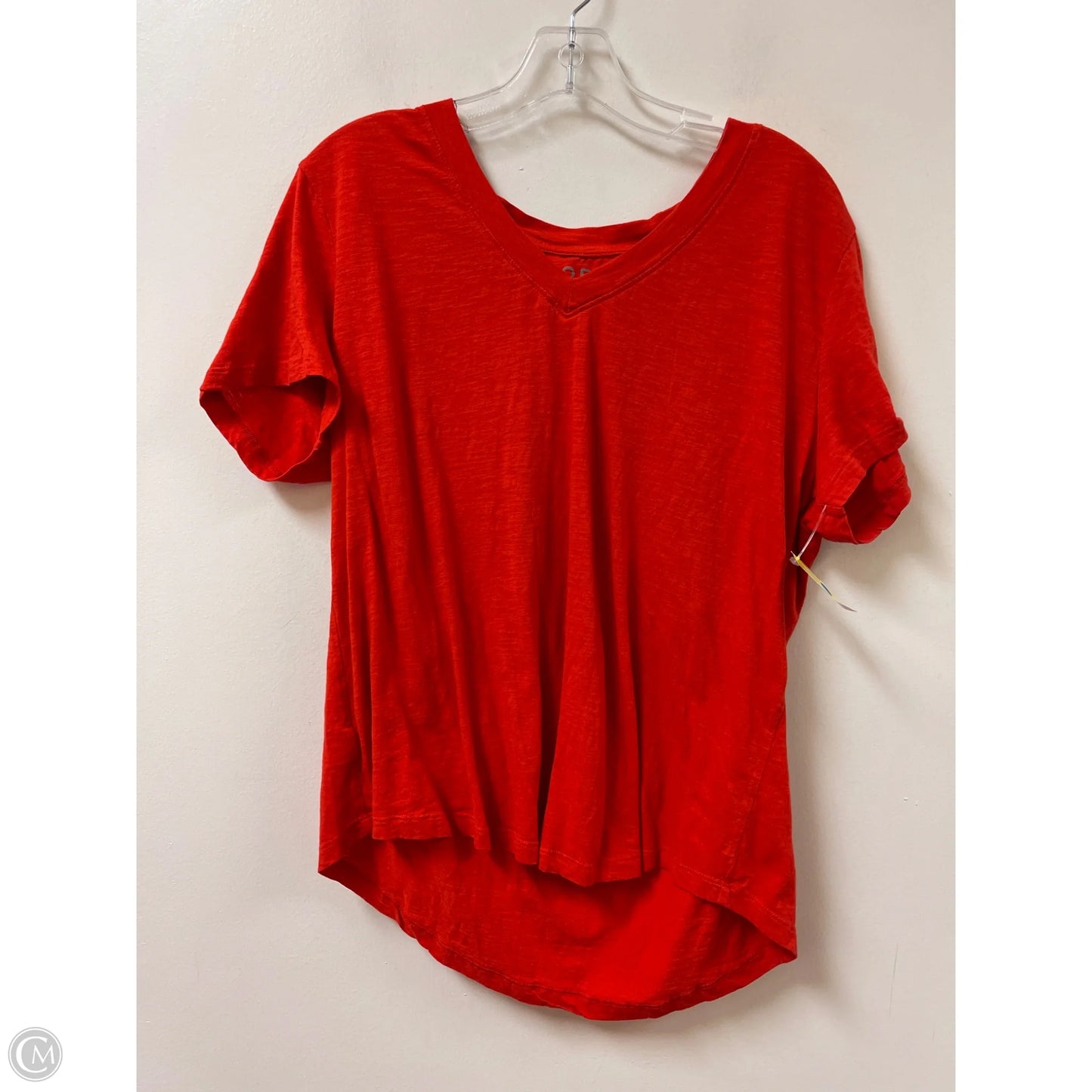 Top Short Sleeve By Loft In Orange, Size: Xl