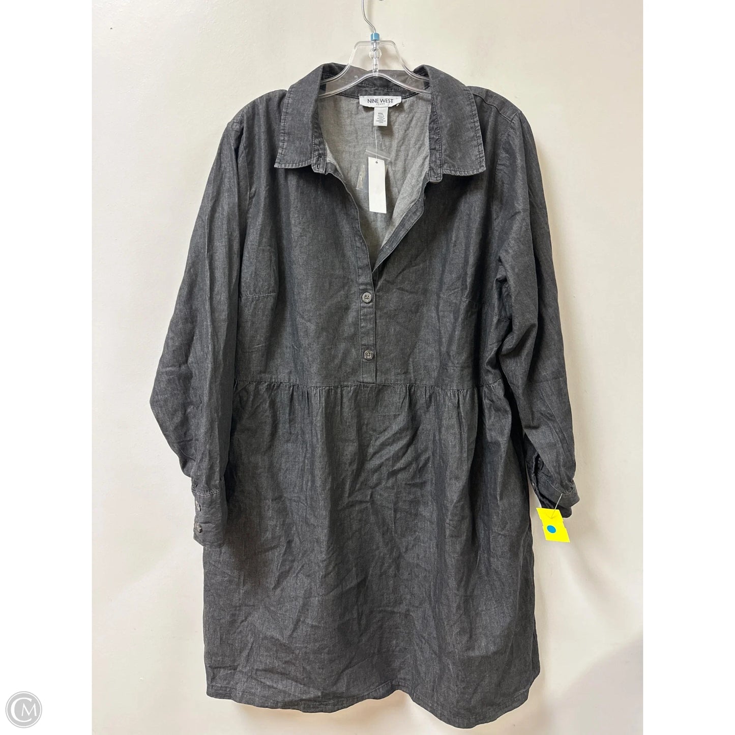 Dress Casual Short By Nine West In Grey, Size: 1x