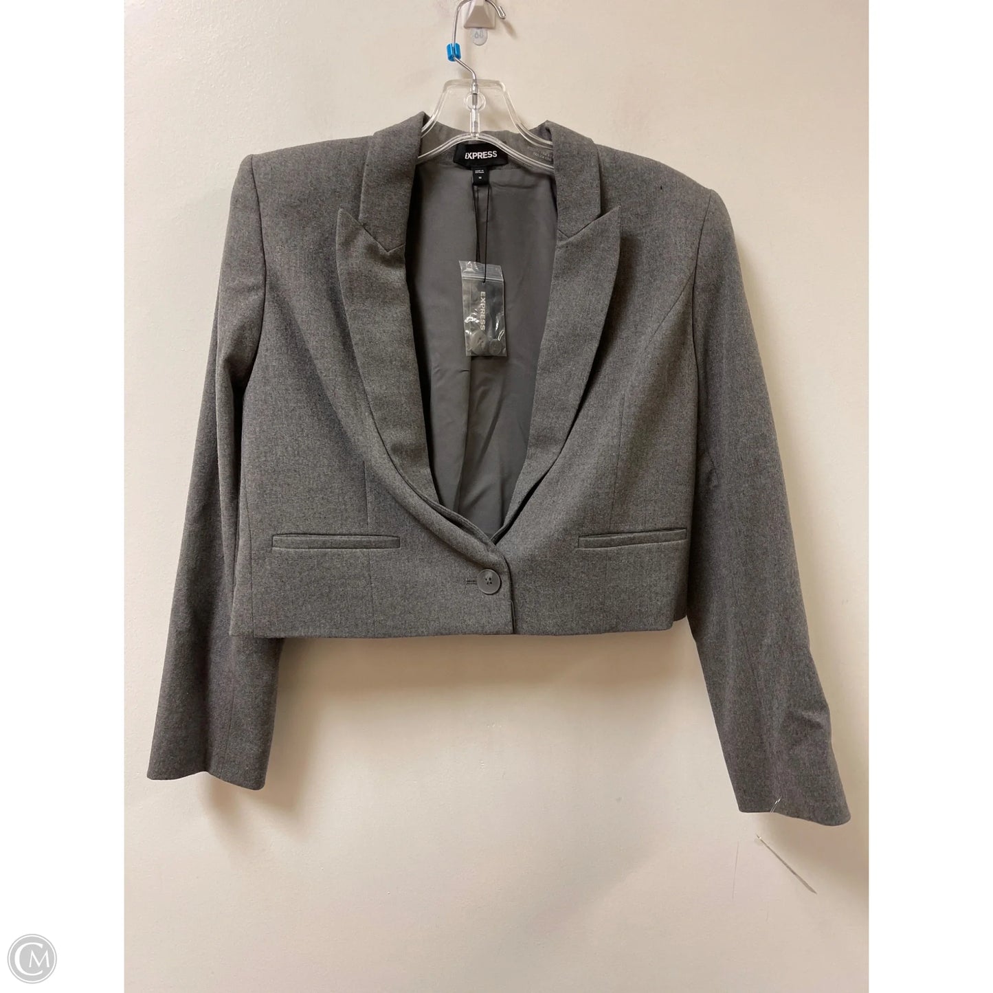 Blazer By Express In Grey, Size: M