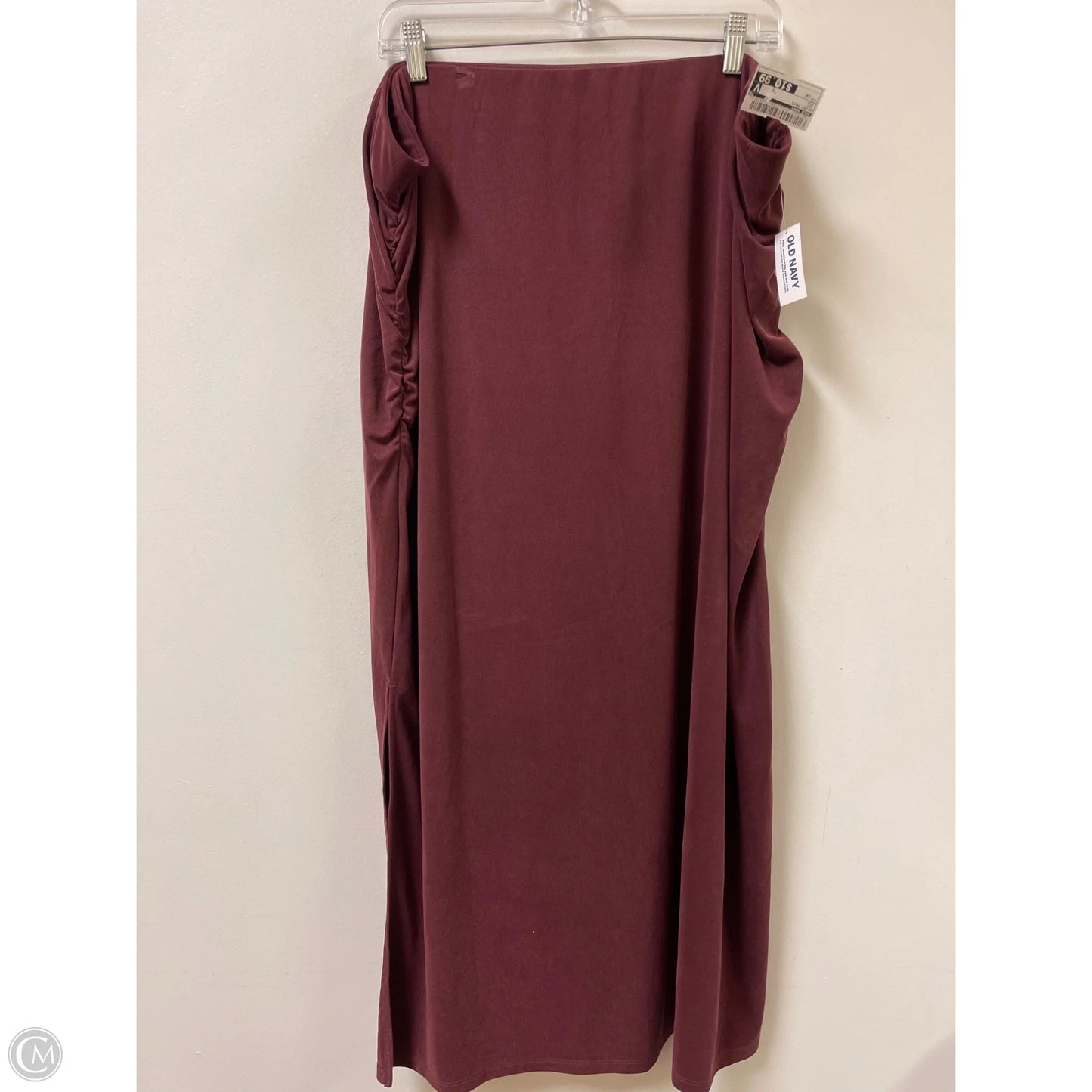 Skirt Maxi By Old Navy In Red, Size: 3x