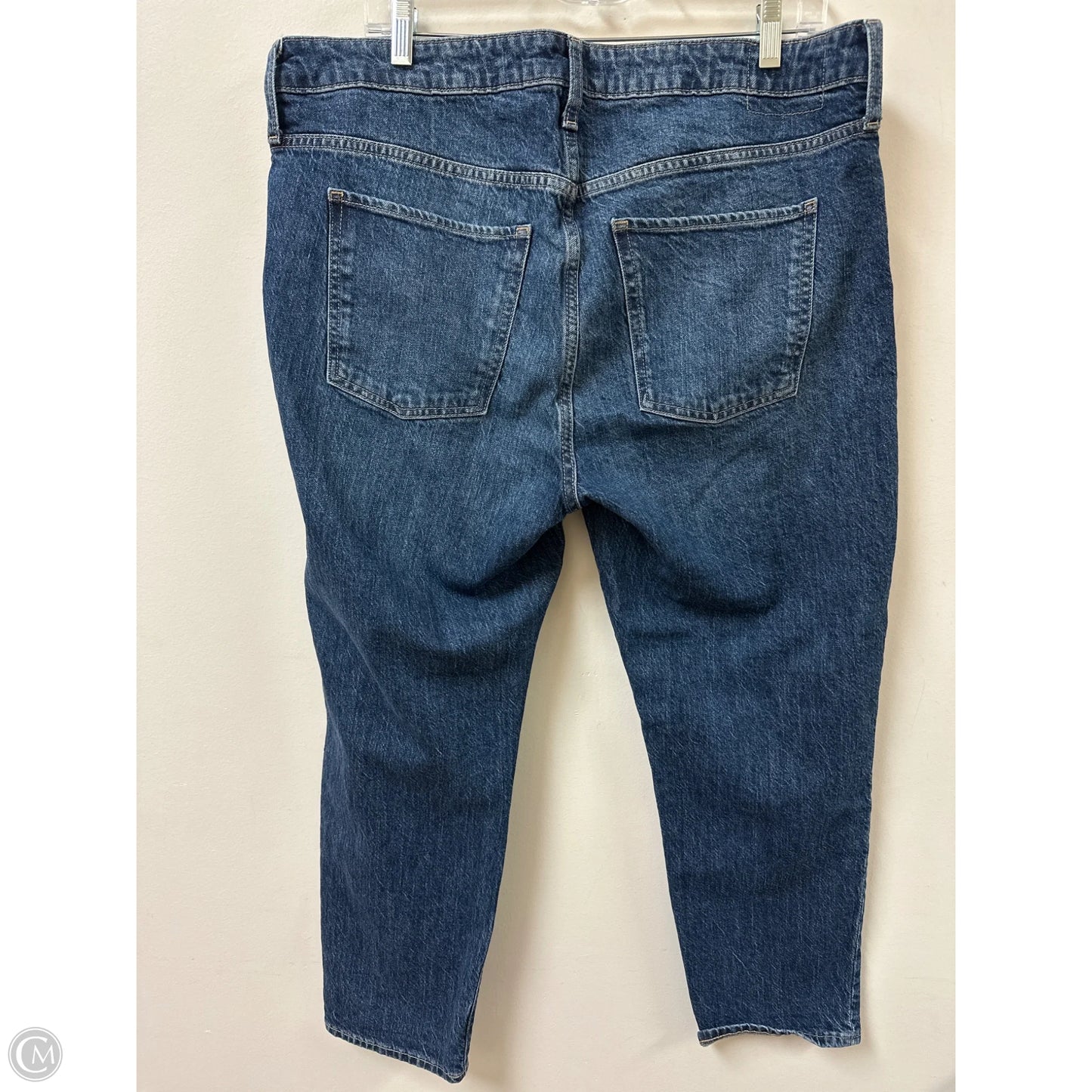 Jeans Boyfriend By Gap In Blue Denim, Size: 16