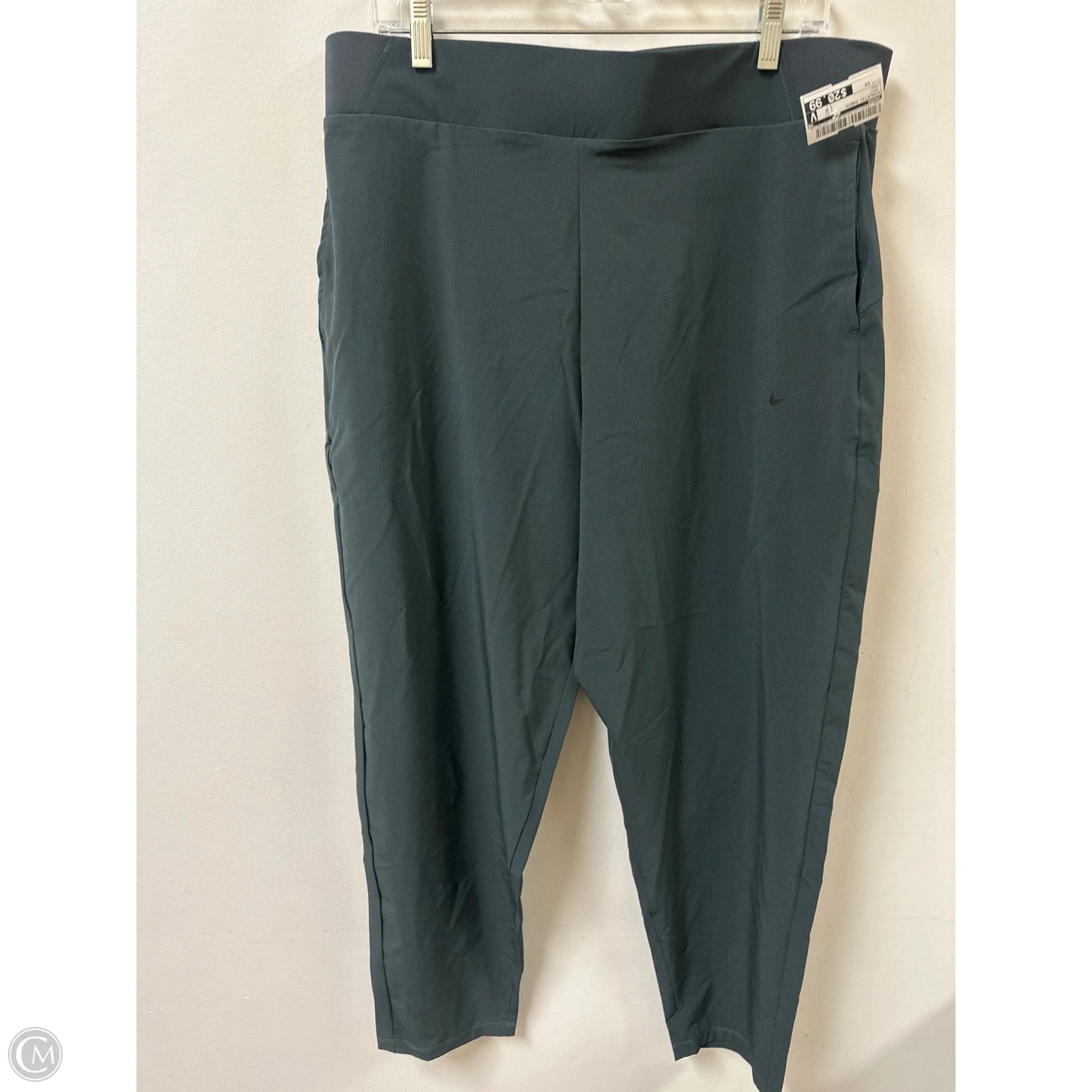 Athletic Pants By Nike In Grey, Size: 1x