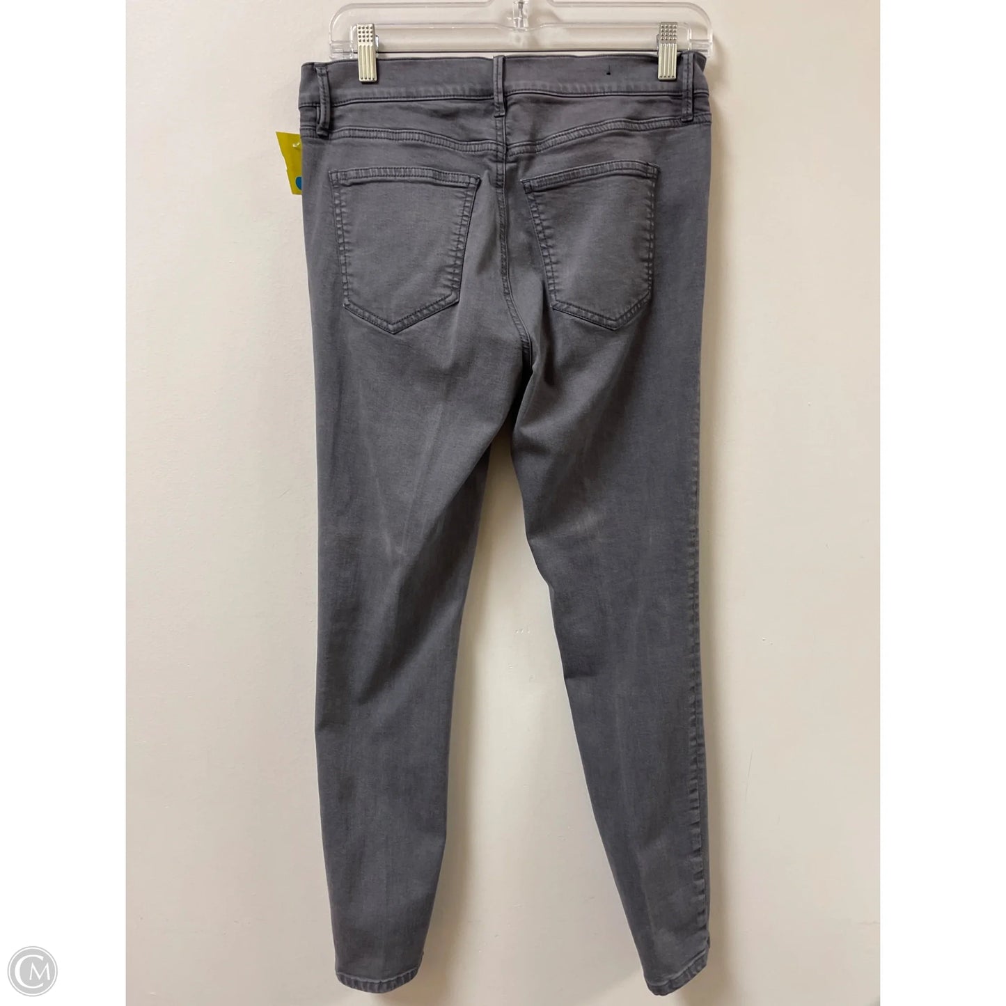 Jeans Skinny By Ann Taylor In Grey Denim, Size: 4