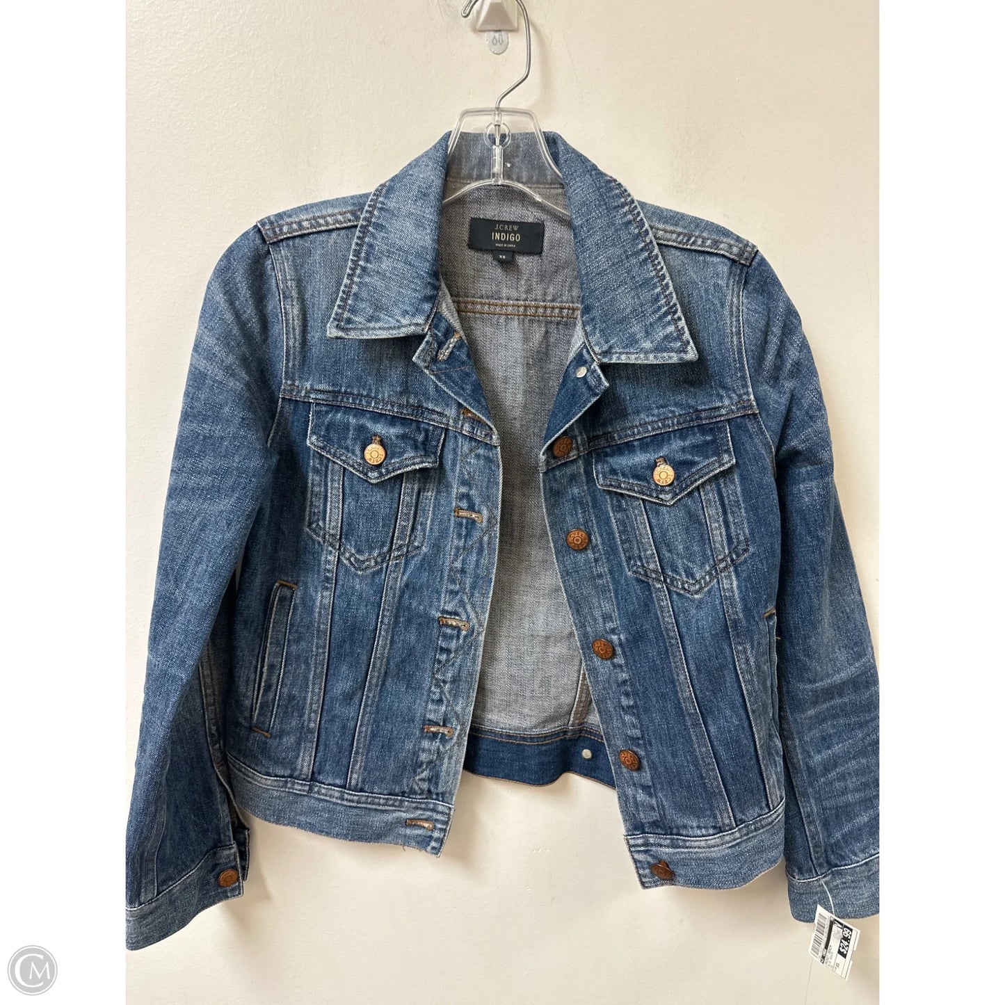 Jacket Denim By J. Crew In Blue Denim, Size: Xs