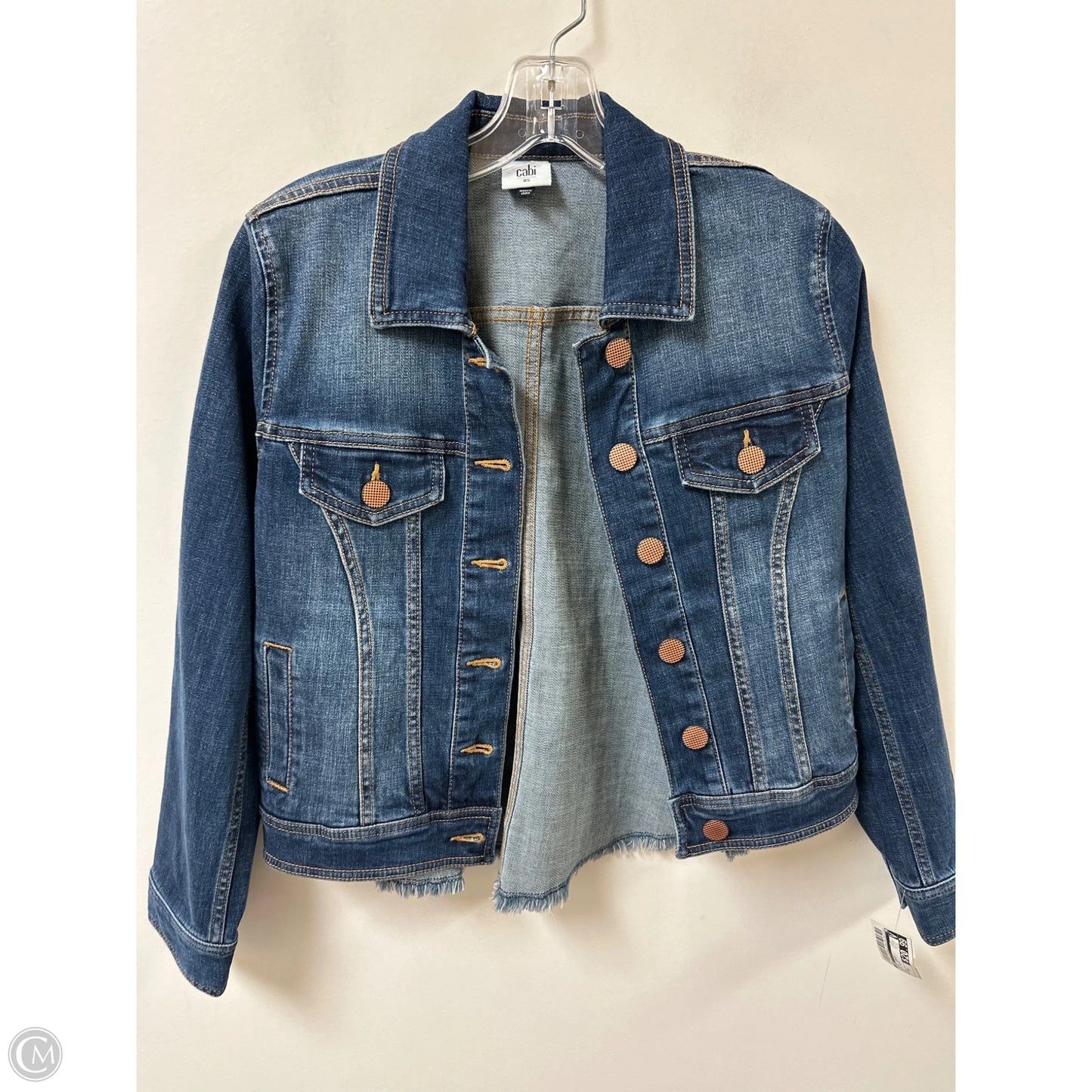 Jacket Denim By Cabi In Blue Denim, Size: Xs