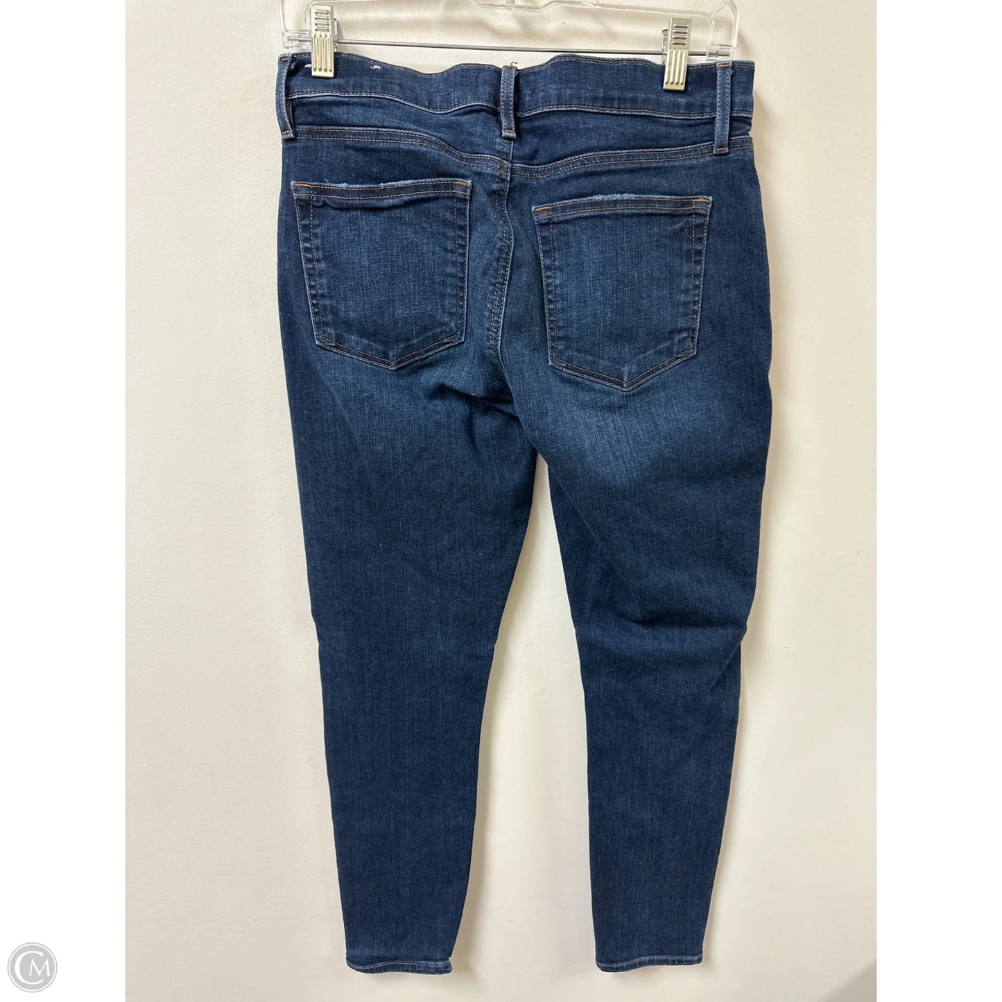 Jeans Skinny By Loft In Blue Denim, Size: 8