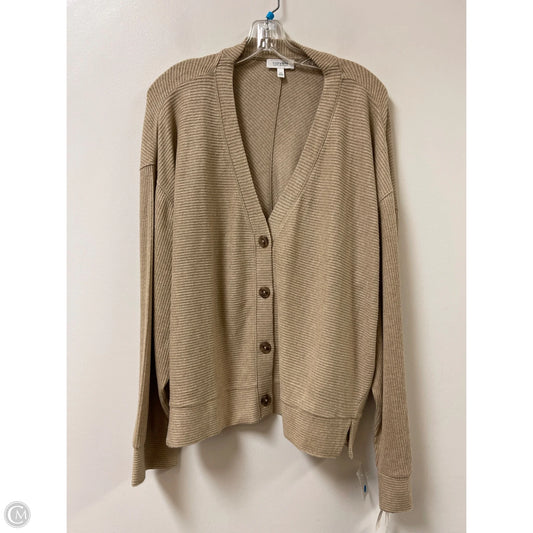 Sweater Cardigan By Haven In Brown, Size: 1x